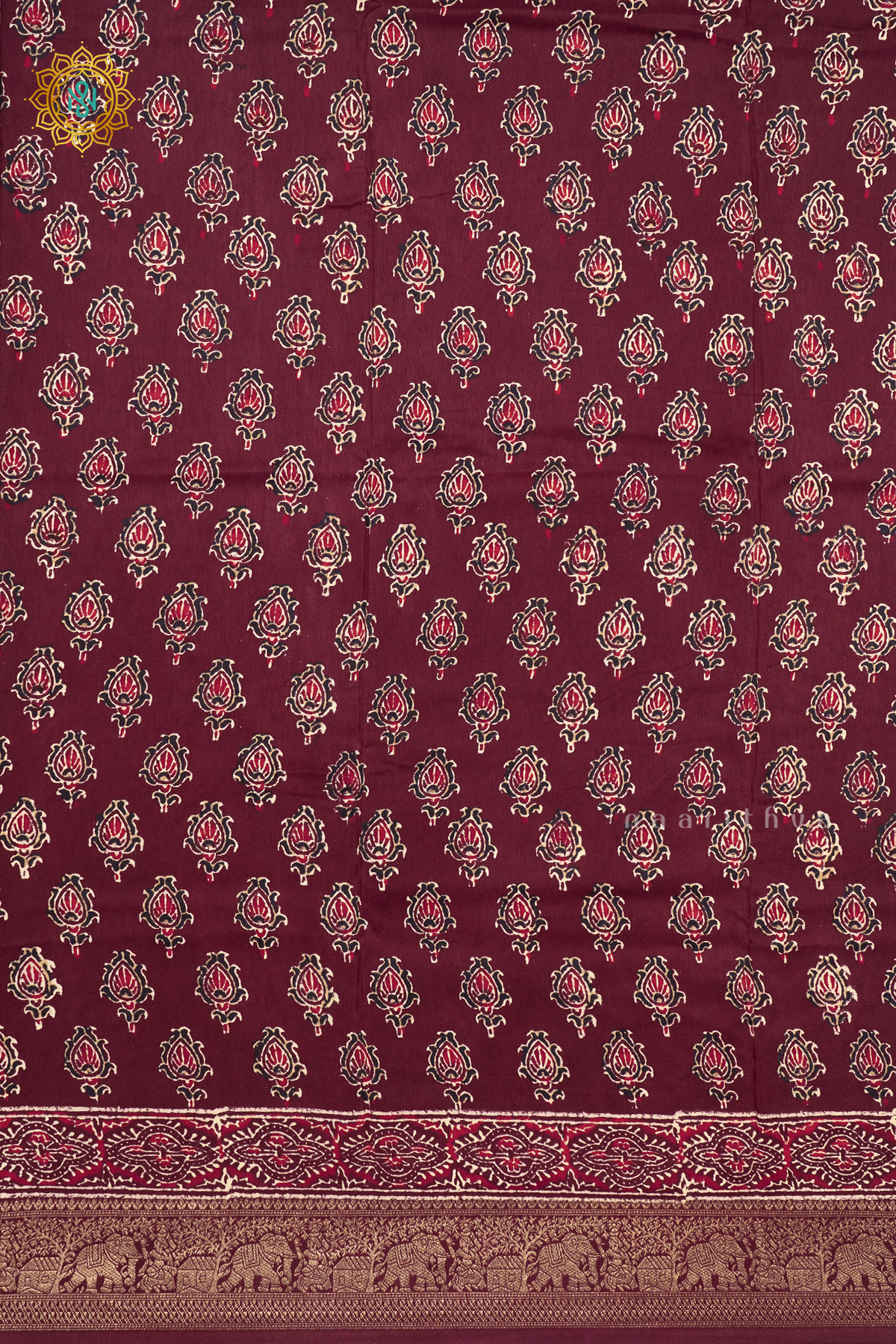 MAROON - DOLA SILK