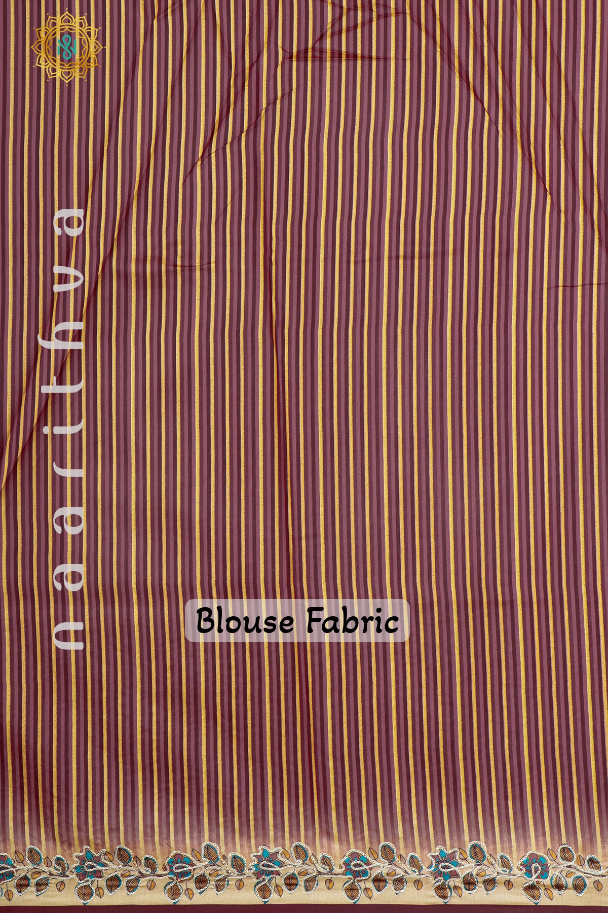 MAROON - SEMI TUSSAR SILK