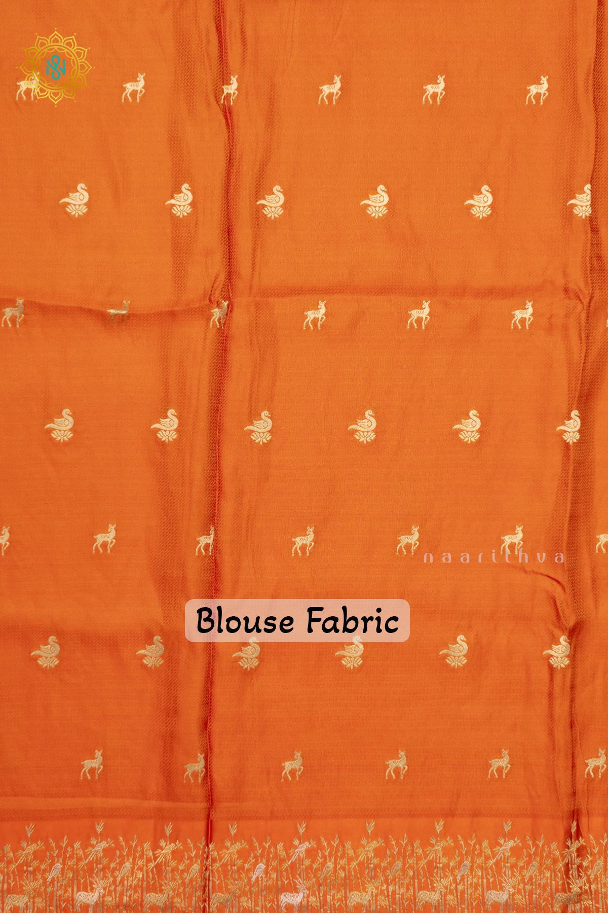 ORANGE - SATIN CREPE