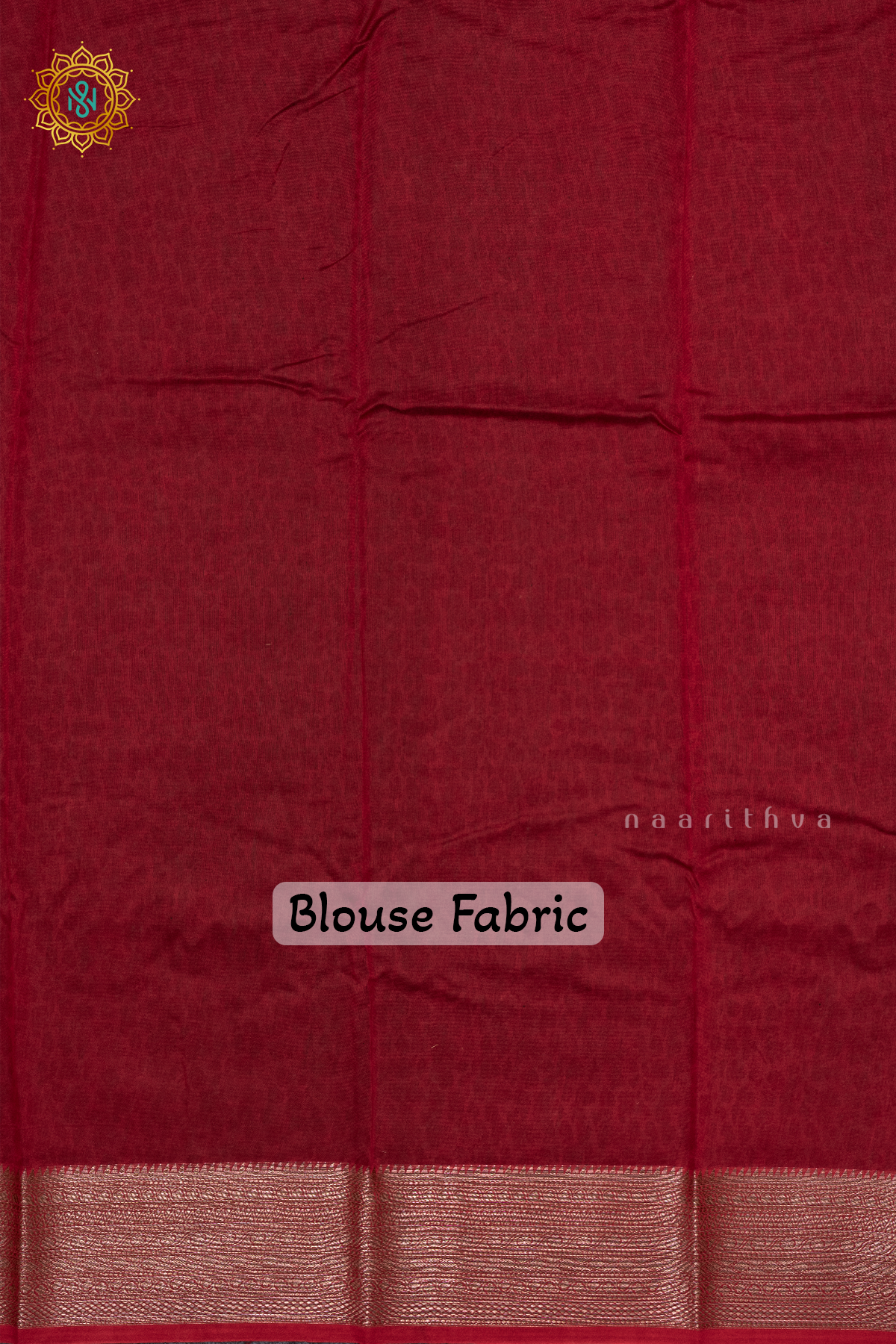 RED - CHANDERI SLK COTTON