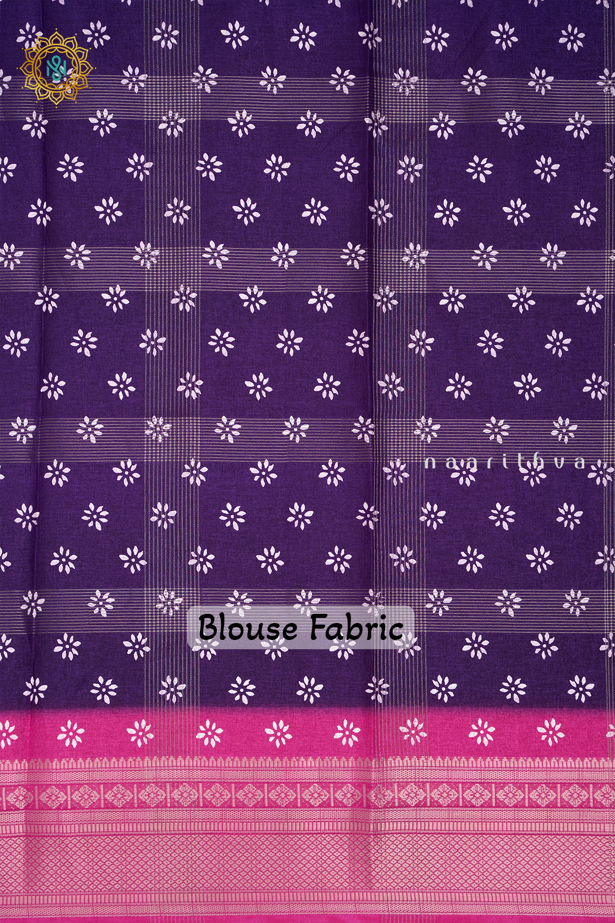PURPLE WITH PINK - DOLA SILK