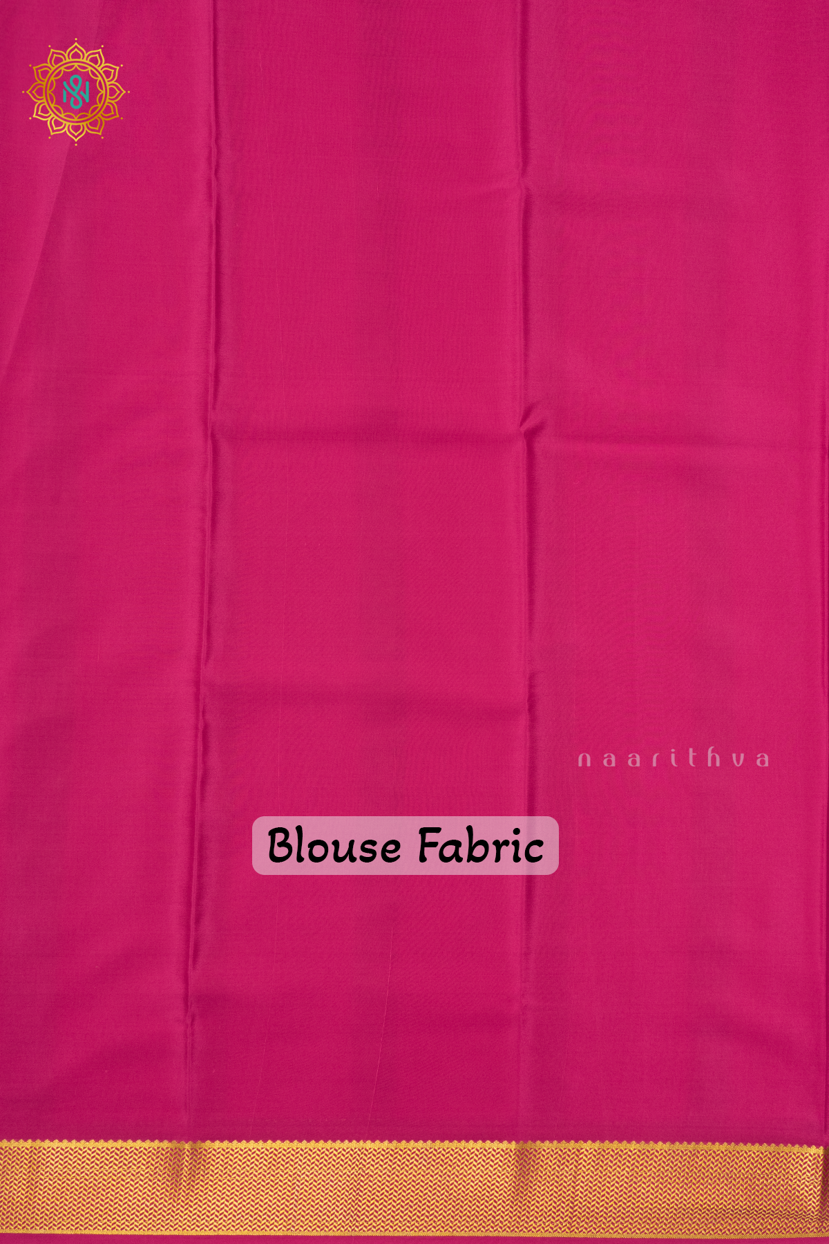 BOTTLE GREEN WITH PINK - PURE MYSORE CREPE SILK