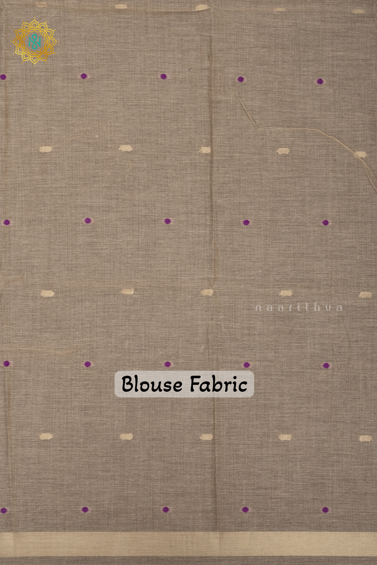 OFF WHITE WITH MAGENTA - MOONGA COTTON