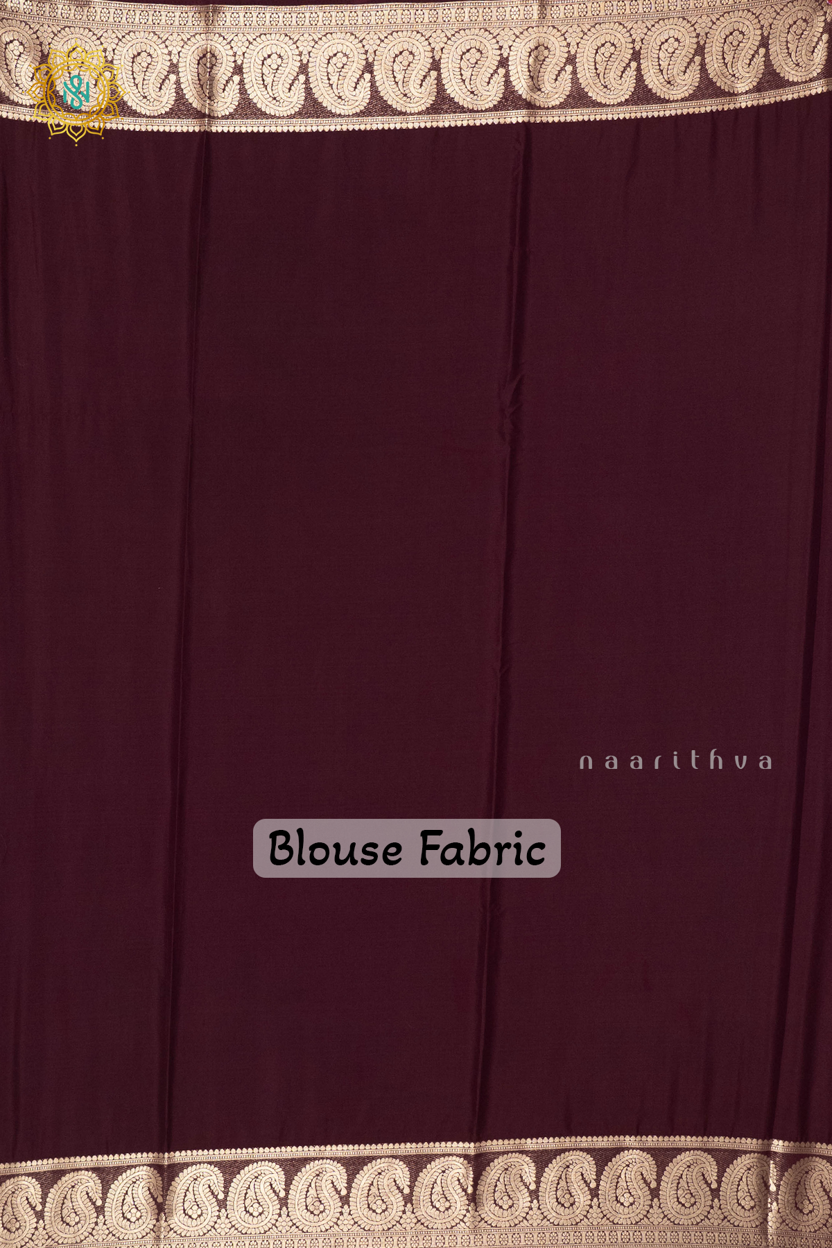 BROWN - SEMI MYSORE CREPE SILK