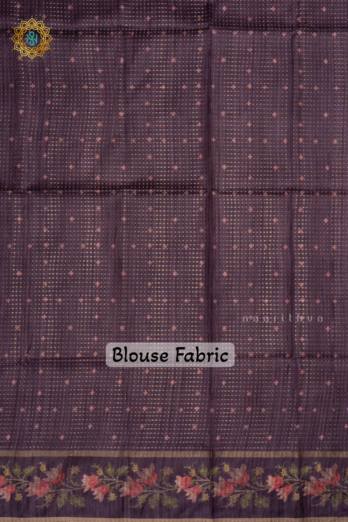 ROUGE PINK WITH DEEP PURPLE - SEMI TUSSAR SILK