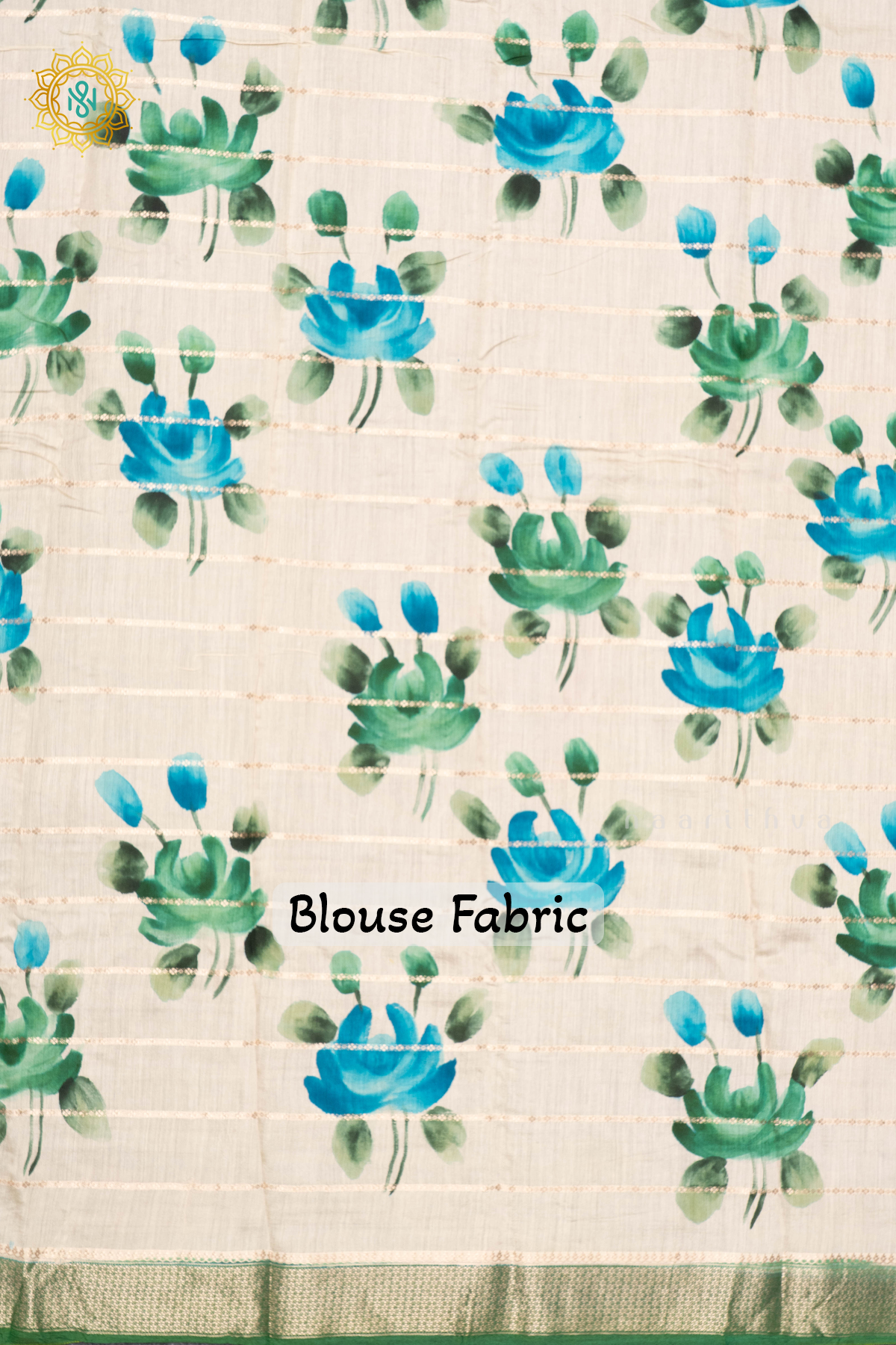 LIGHT PINK WITH GREEN - BUTTER CREPE