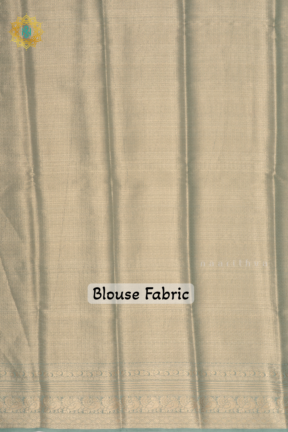 MAROON WITH AQUA BLUE - SEMI CREPE GEORGETTE