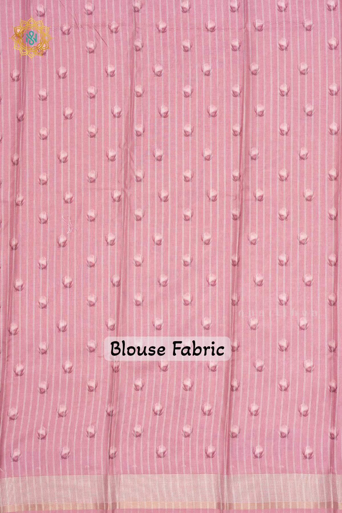 OFF WHITE WITH PEACH - SEMI TUSSAR