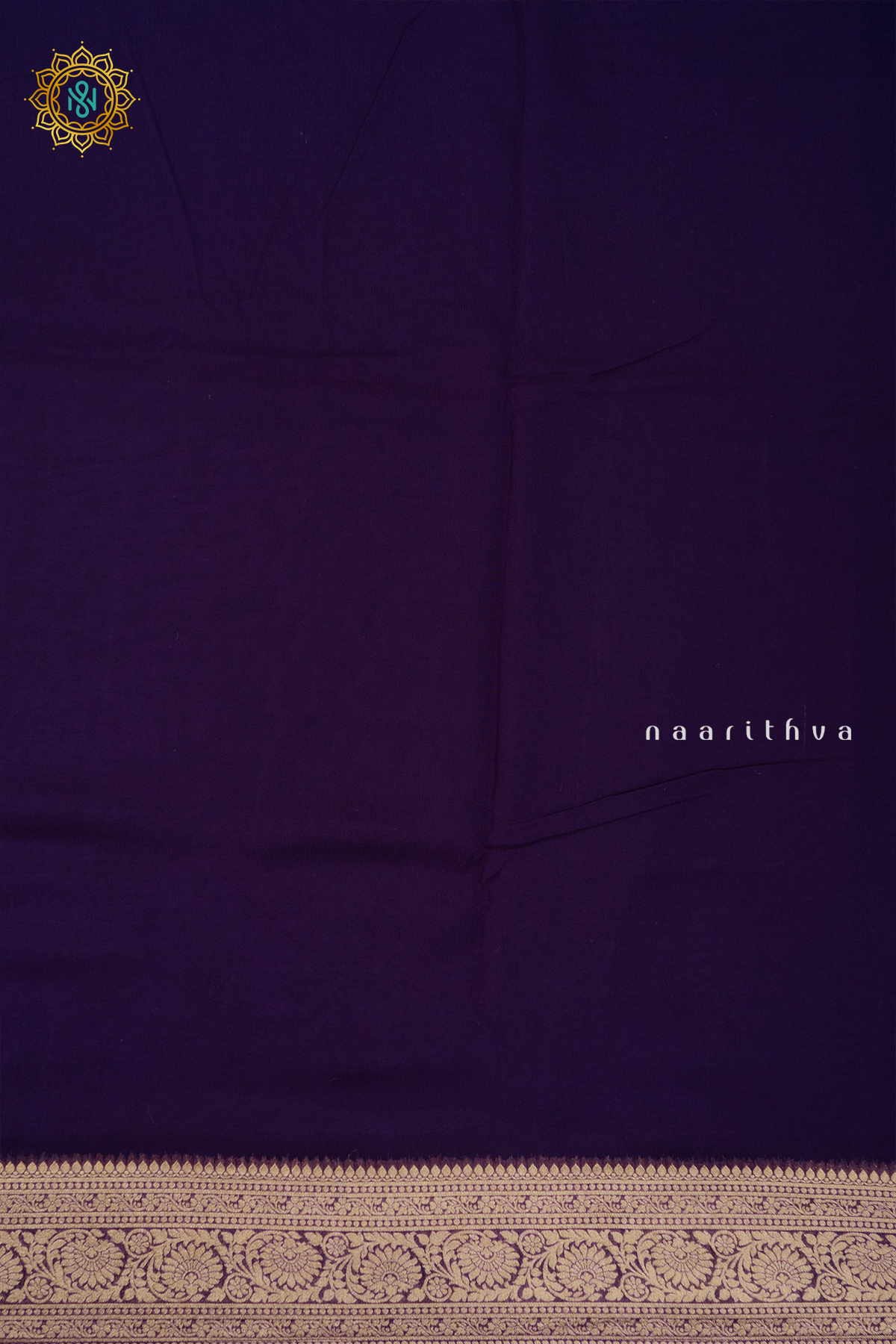 PURPLE WITH PINK - SEMI GEORGETTE