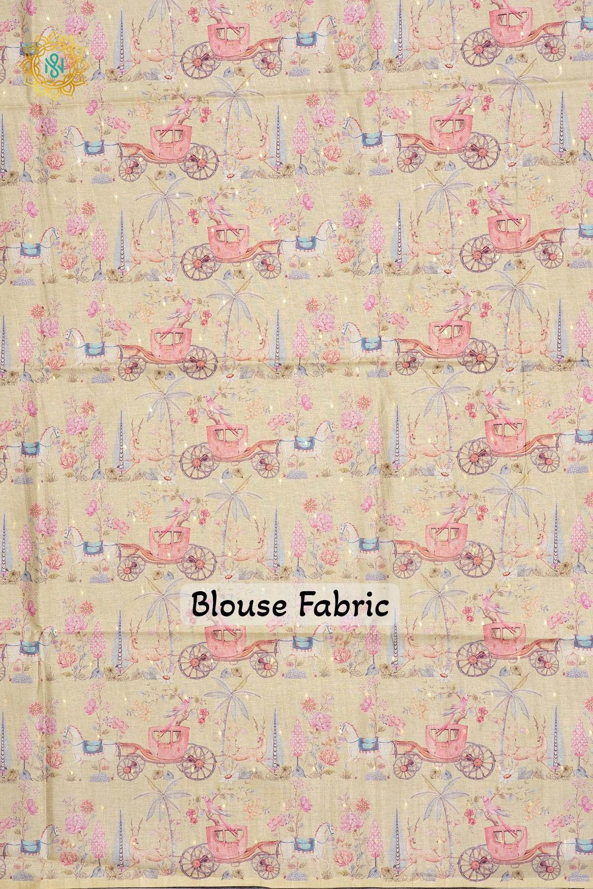 BEIGE WITH LIGHT YELLOW - SEMI TUSSAR