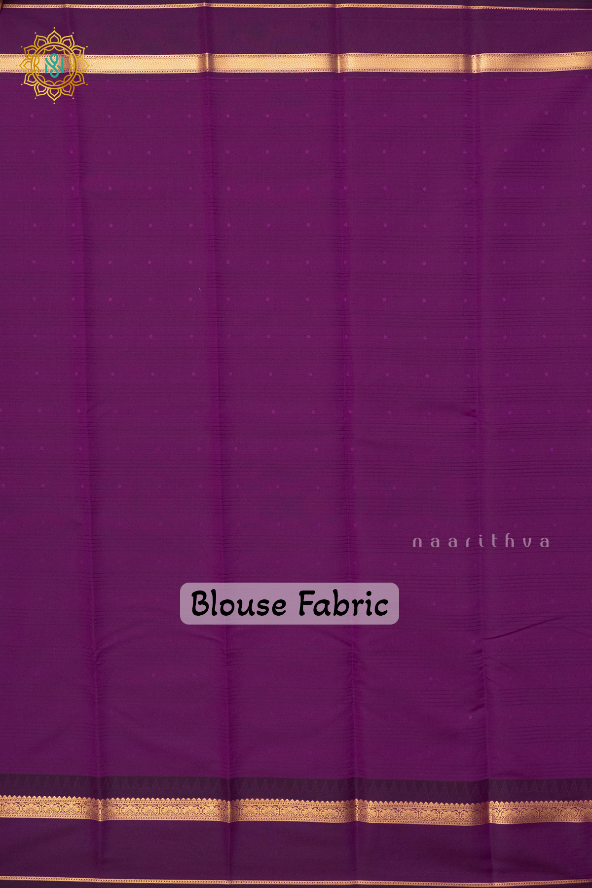 GREEN WITH MAGENTA - SEMI KANCHI