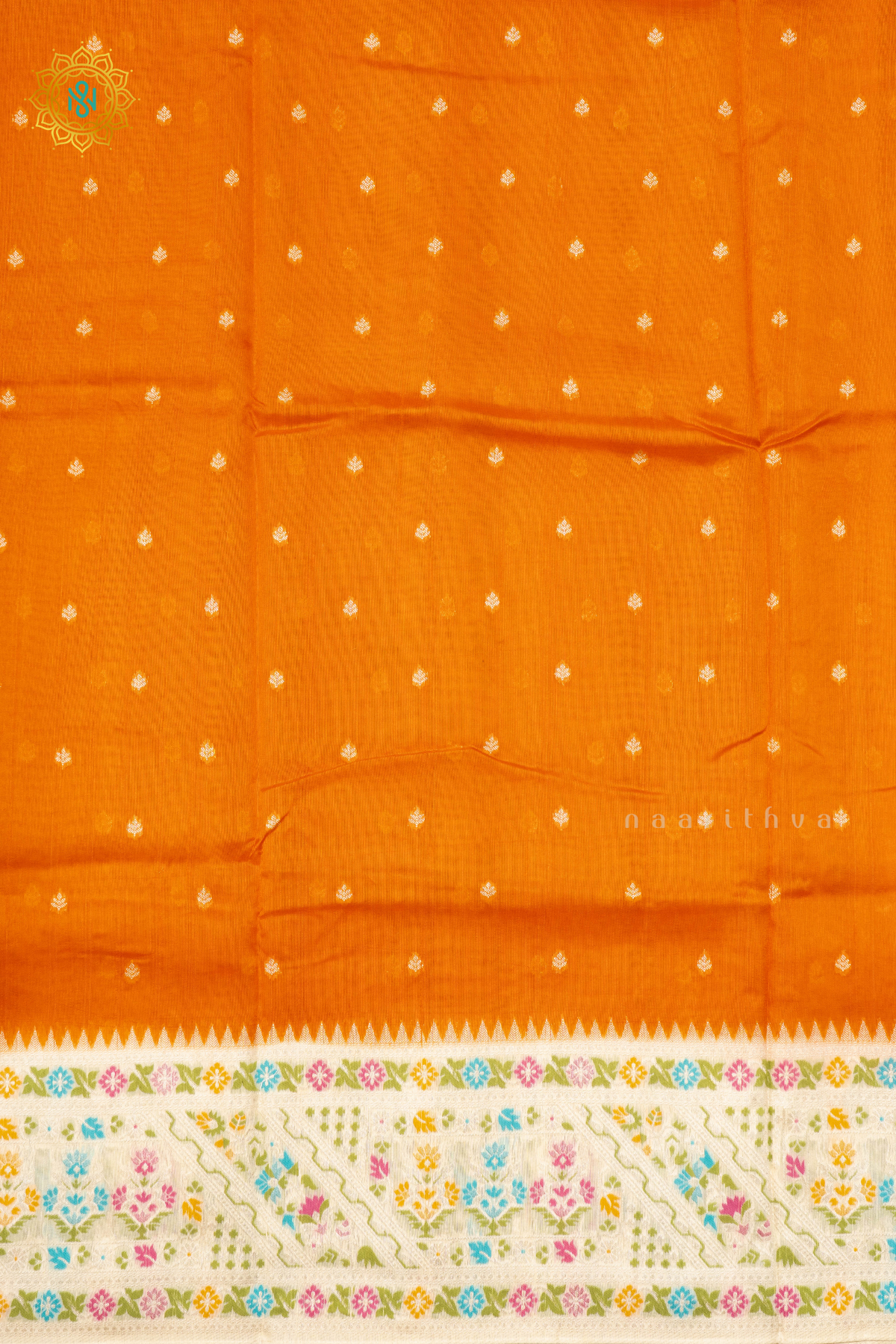 ORANGE WITH WHITE - SEMI TUSSAR