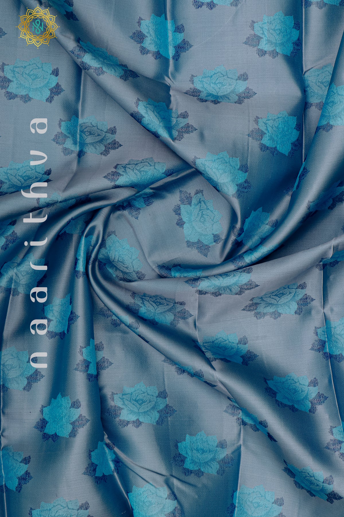 SKY BLUE - PURE KANJIVARAM SILK