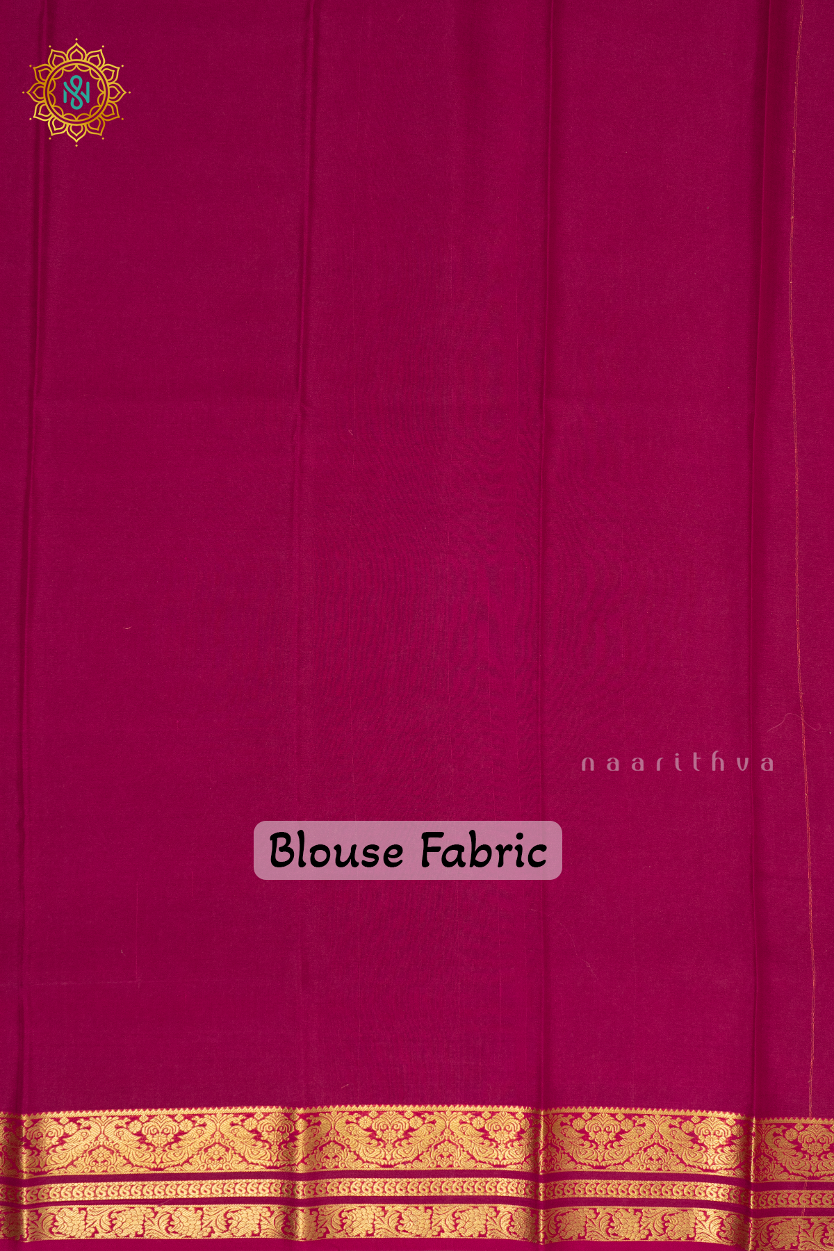 PEACOCK GREEN WITH PINK - PURE MYSORE CREPE SILK