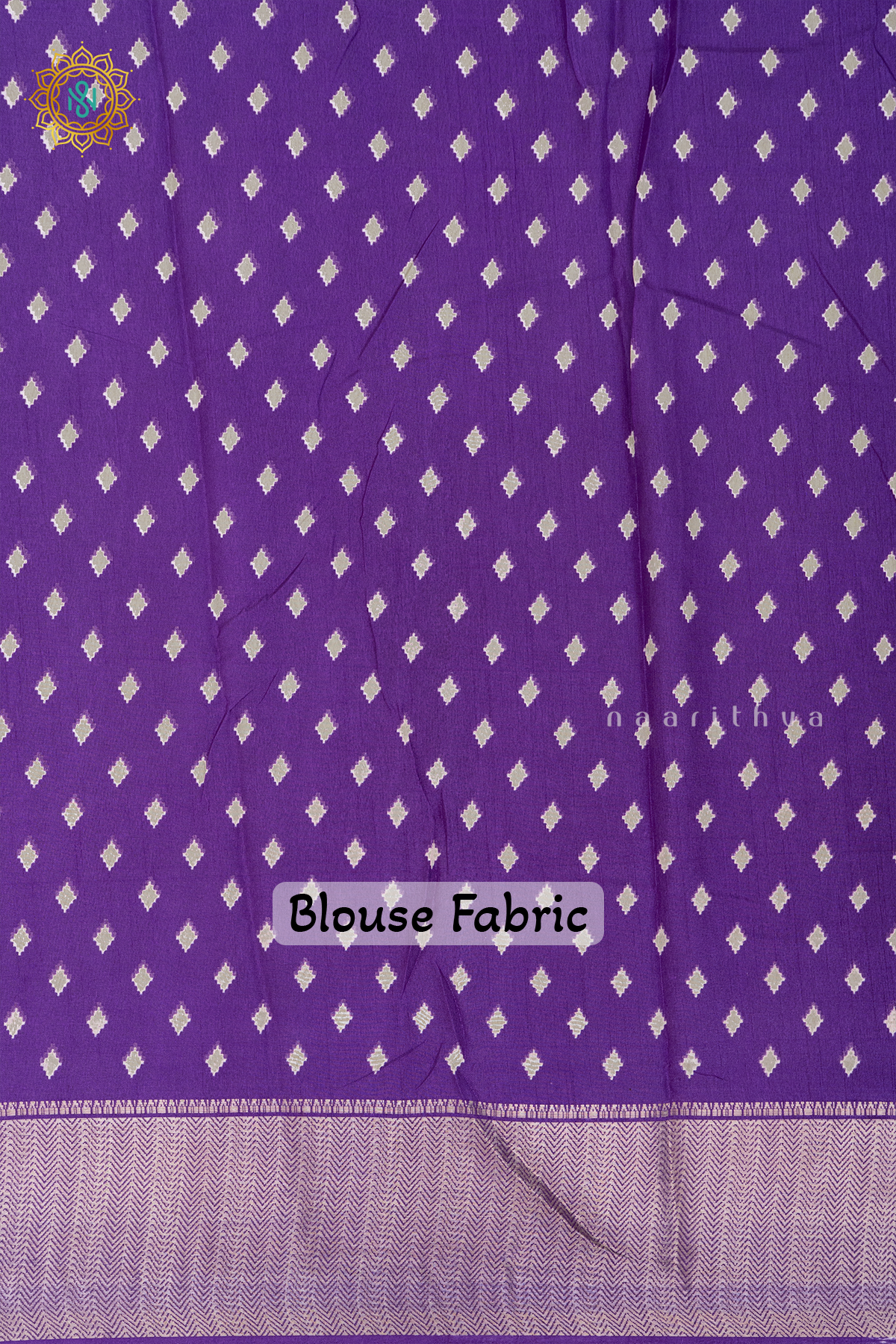 WHITE WITH PINK & PURPLE - DOLA SILK