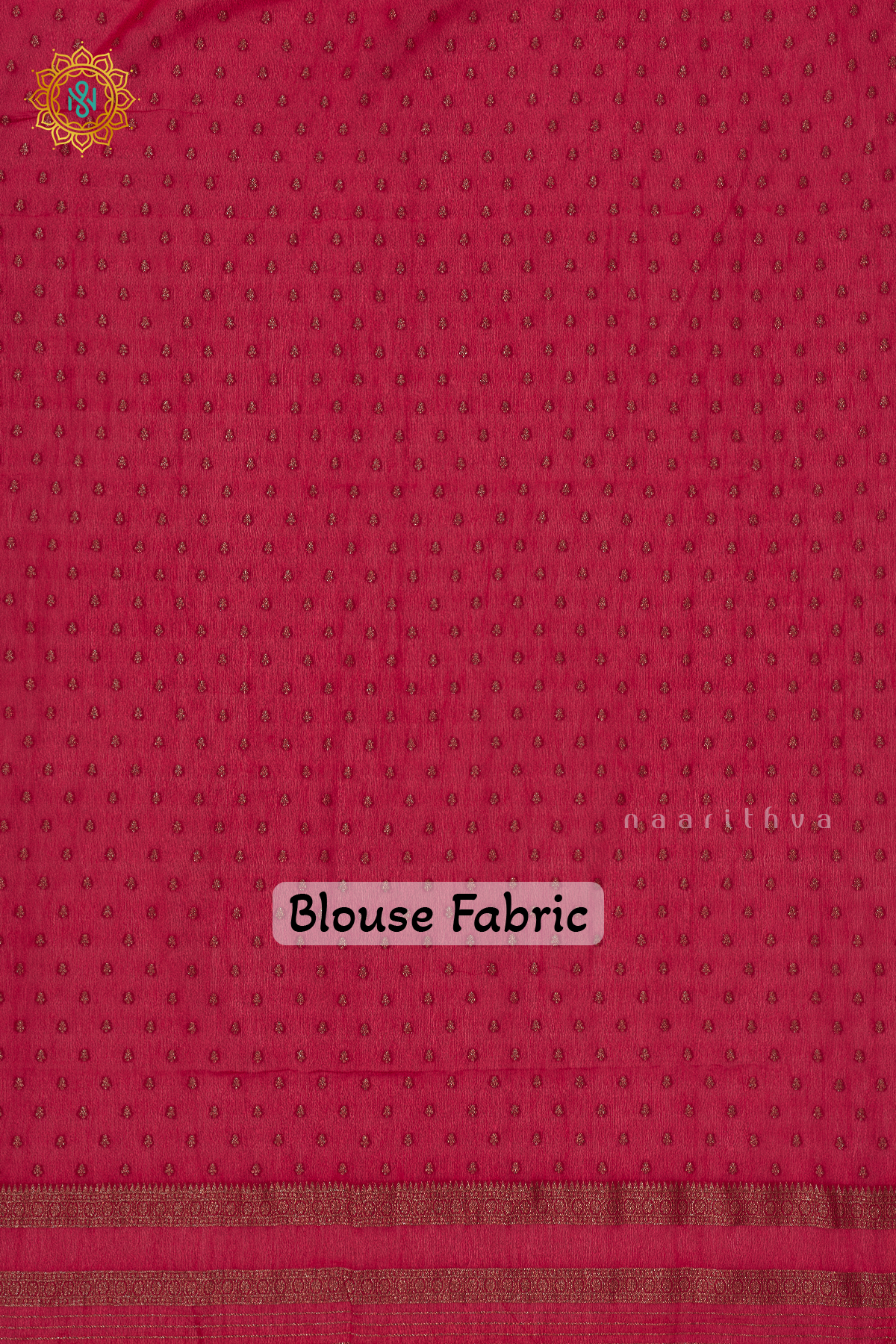 PEACHISH PINK WITH RANI PINK - SEMI CREPE GEORGETTE