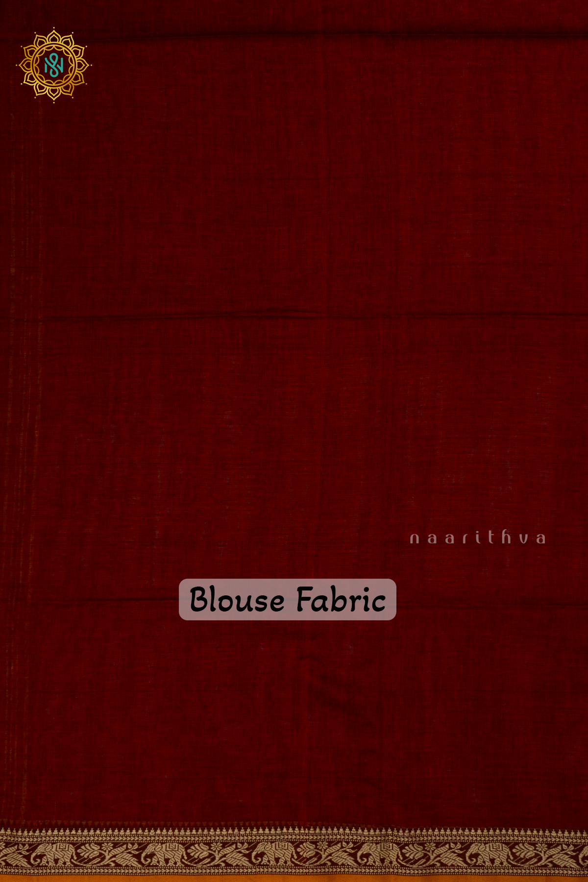Red Mul Cotton Saree with Plain Body and Thread Woven Border