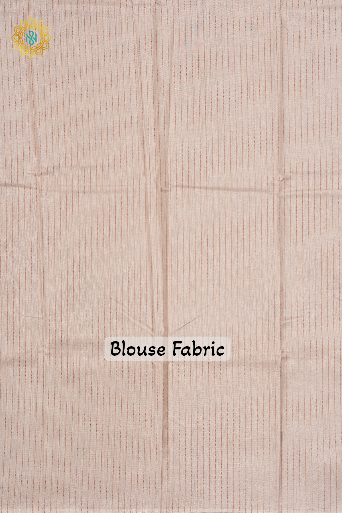 BLUE WITH OFF WHITE - SEMI TUSSAR