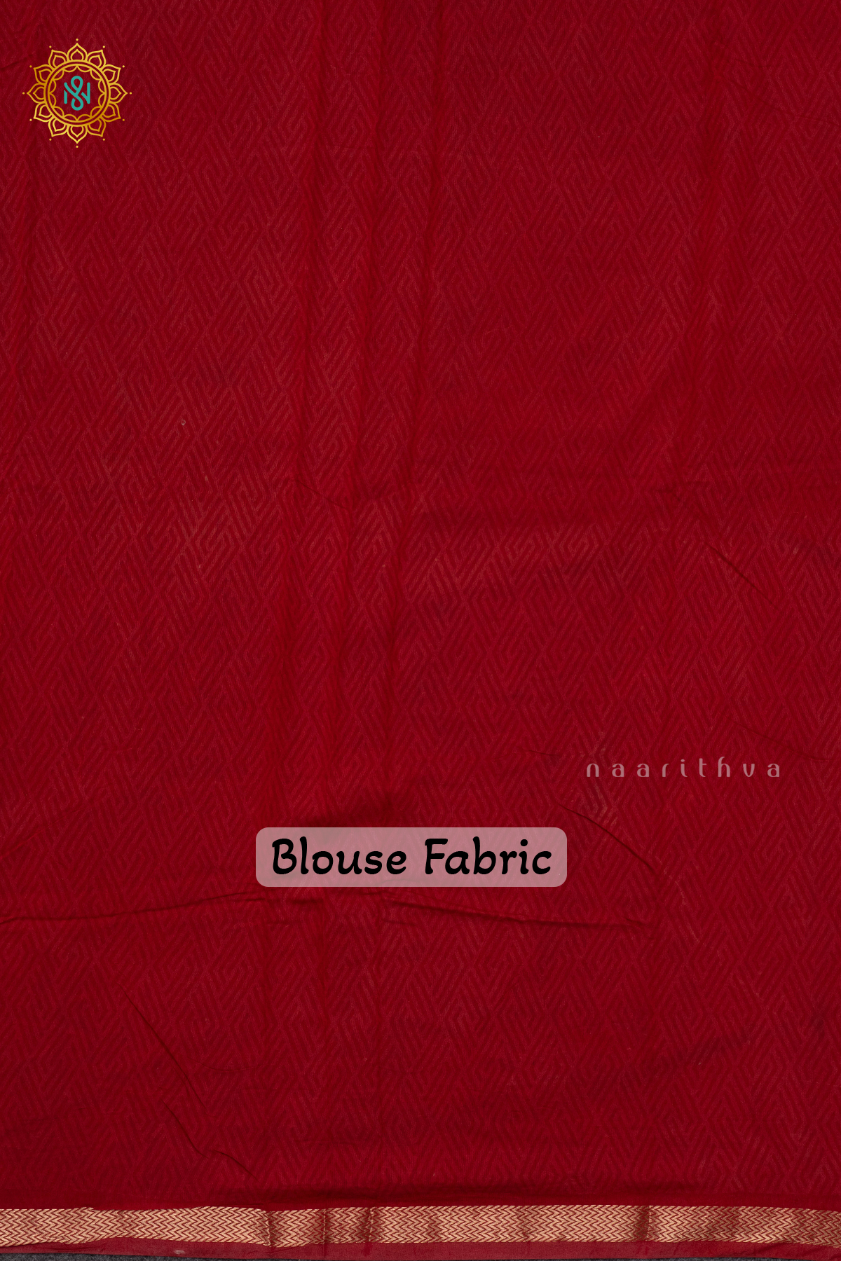 BROWN WITH MAROON - VISCOSE COTTON