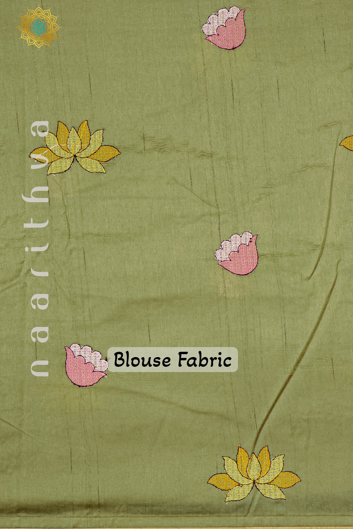 GREEN - SEMI TUSSAR SILK WITH CUT WORK
