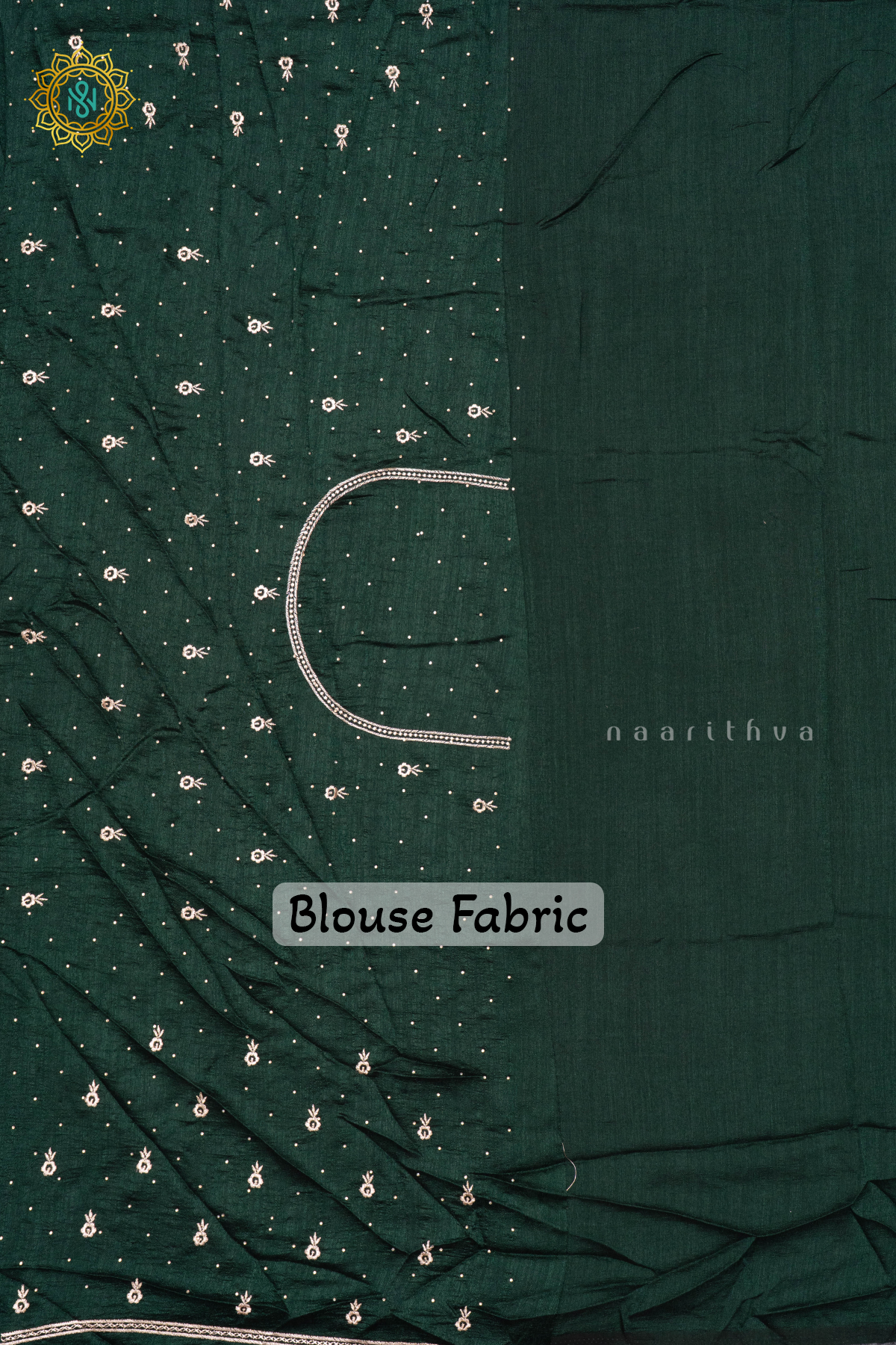 PURPLE WITH BOTTLE GREEN - PARTY WEAR TUSSAR GEORGETTE