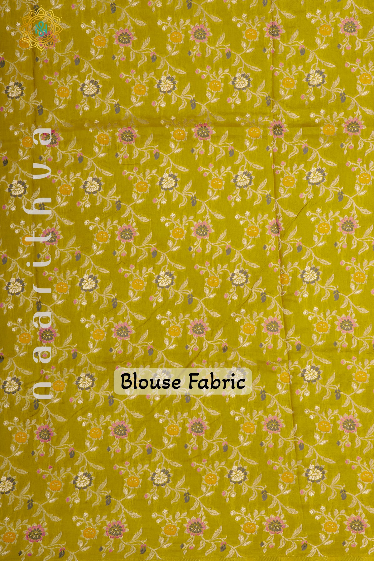 WINE WITH YELLOW - SEMI CREPE SILK