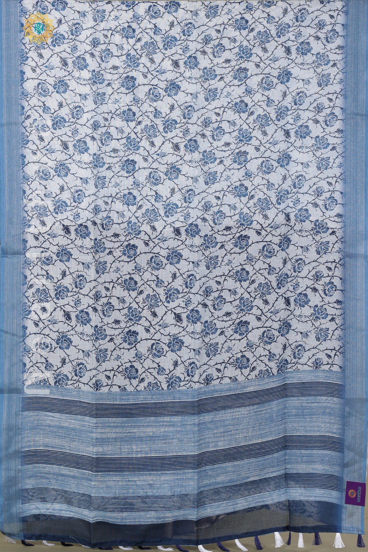 BLUE & WHITE - LINEN BY COTTON