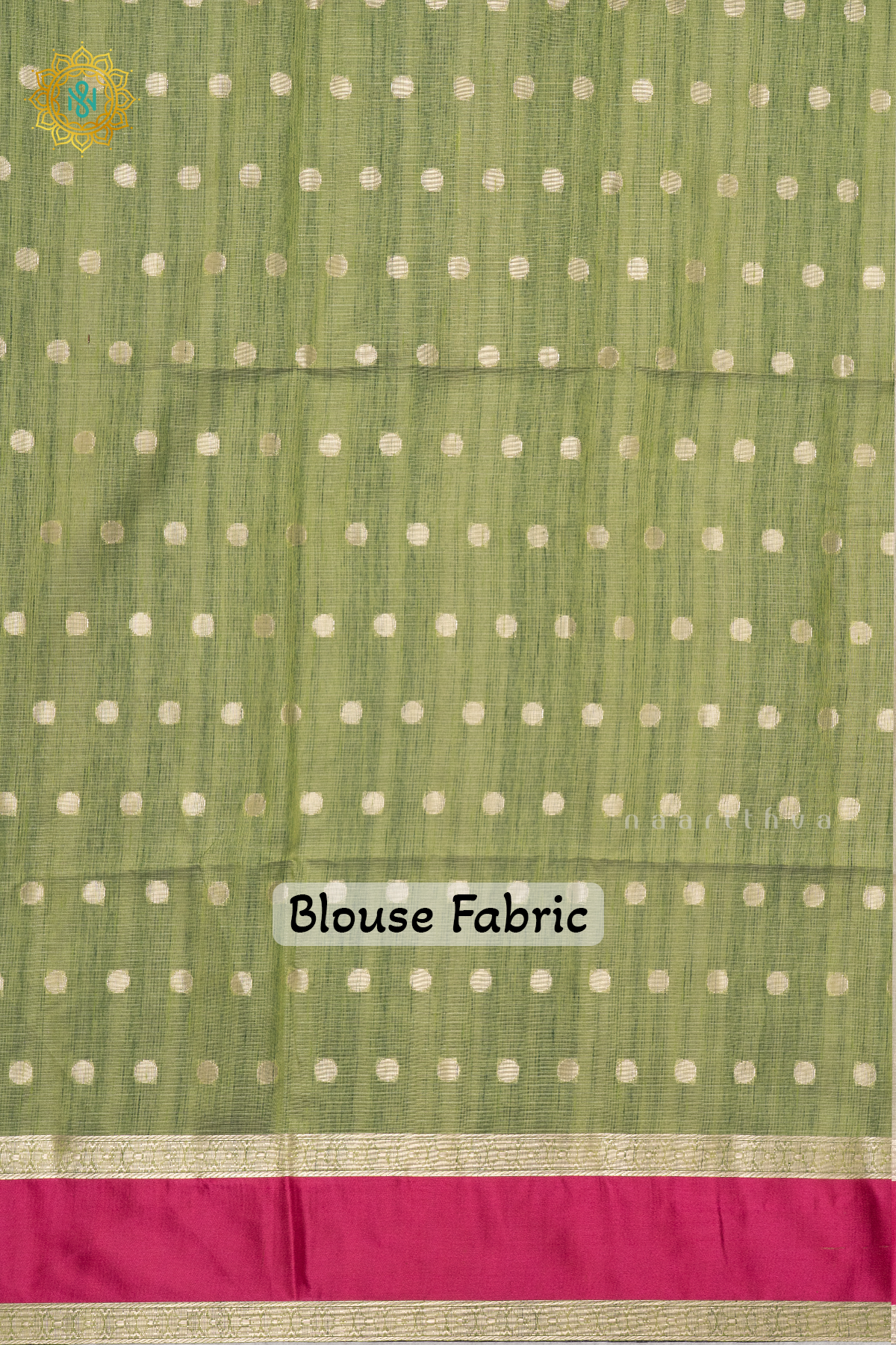 PARROT GREEN WITH PINK - KOTA COTTON