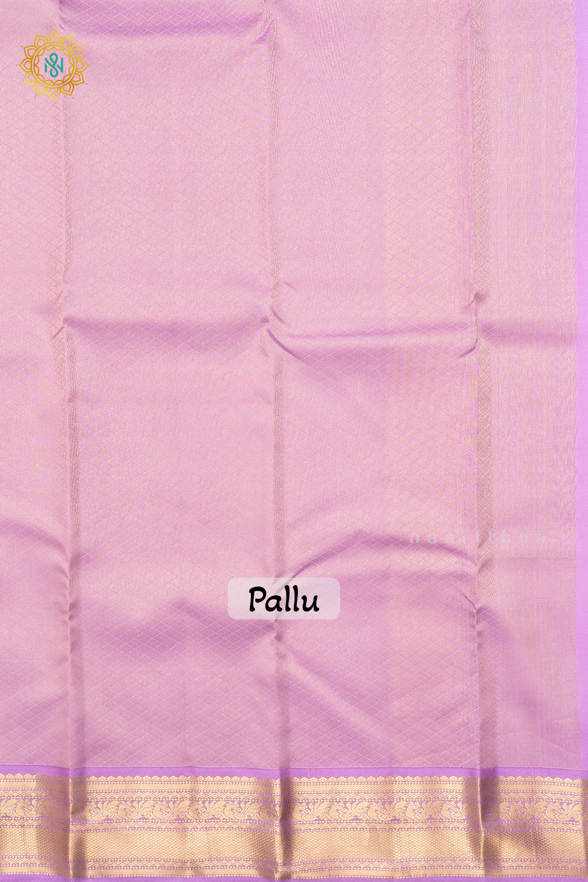 REDDISH ORANGE WITH LAVENDER - KANJIVARAM PURE MIX