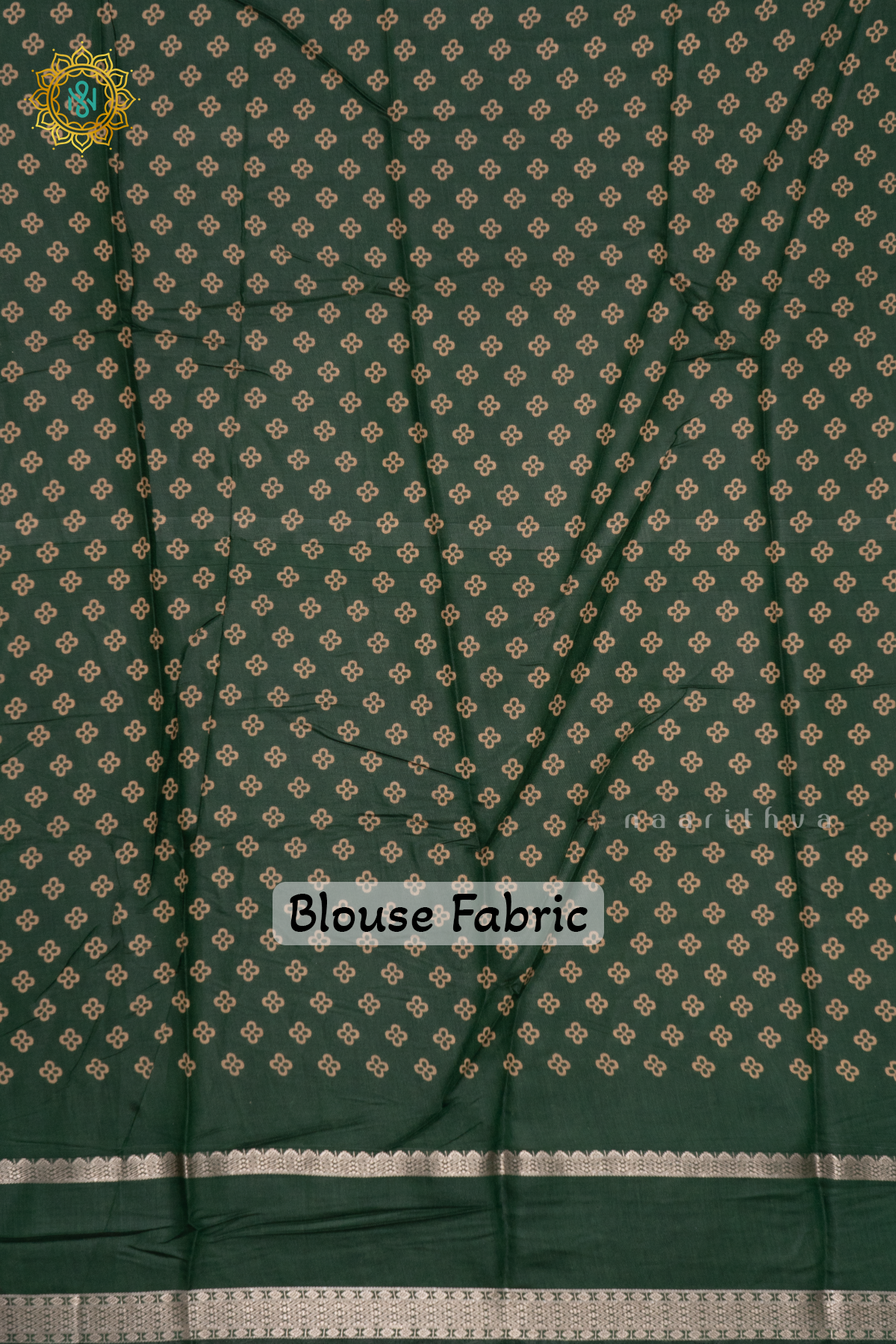 MAROON WITH GREEN - SOFT COTTON