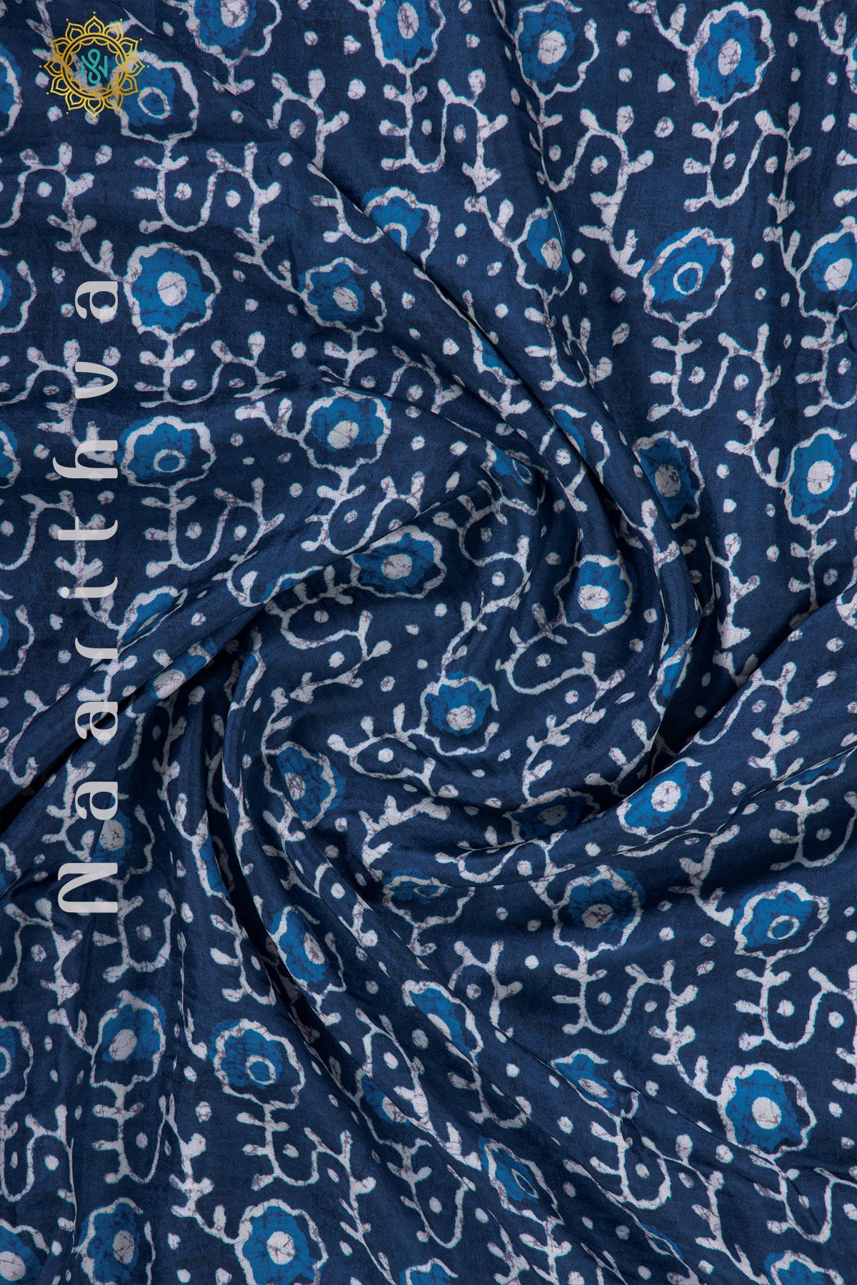 INDIGO - SEMI CREPE SILK