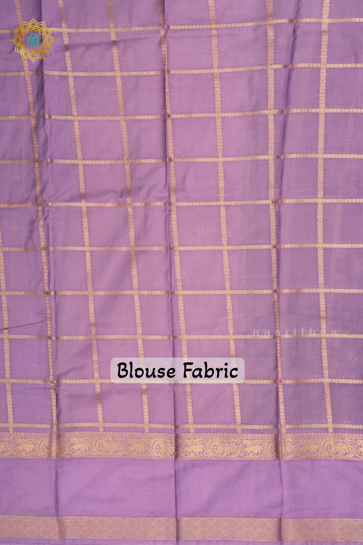 Purple With Lavender Semi Crepe Silk Saree All Over Zari Checks And Buttas With Contrast Zari Gap Border