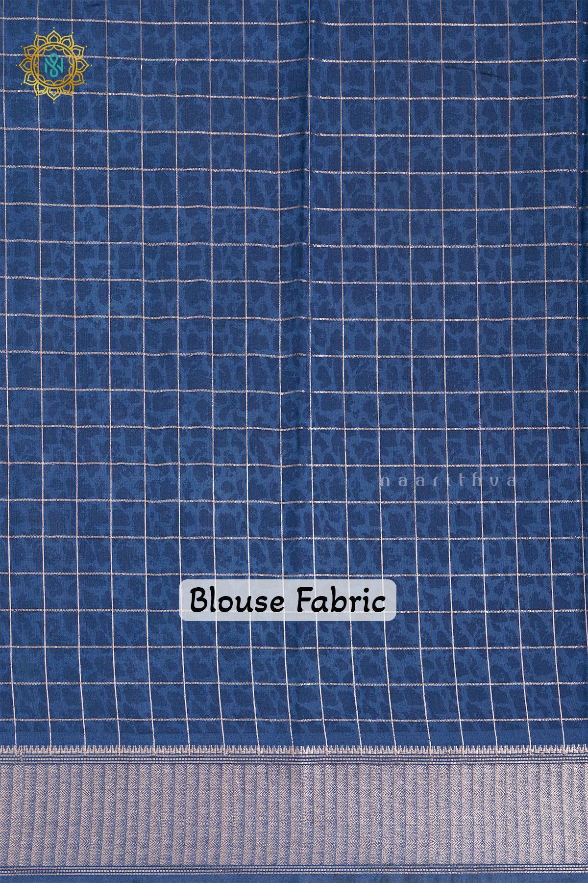 AQUA BLUE WITH BLUE - BUTTER CREPE