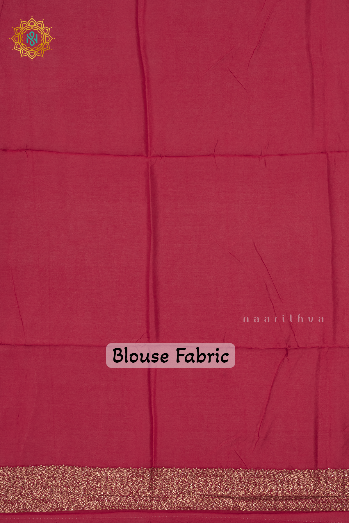 RED - SEMI TUSSAR SILK
