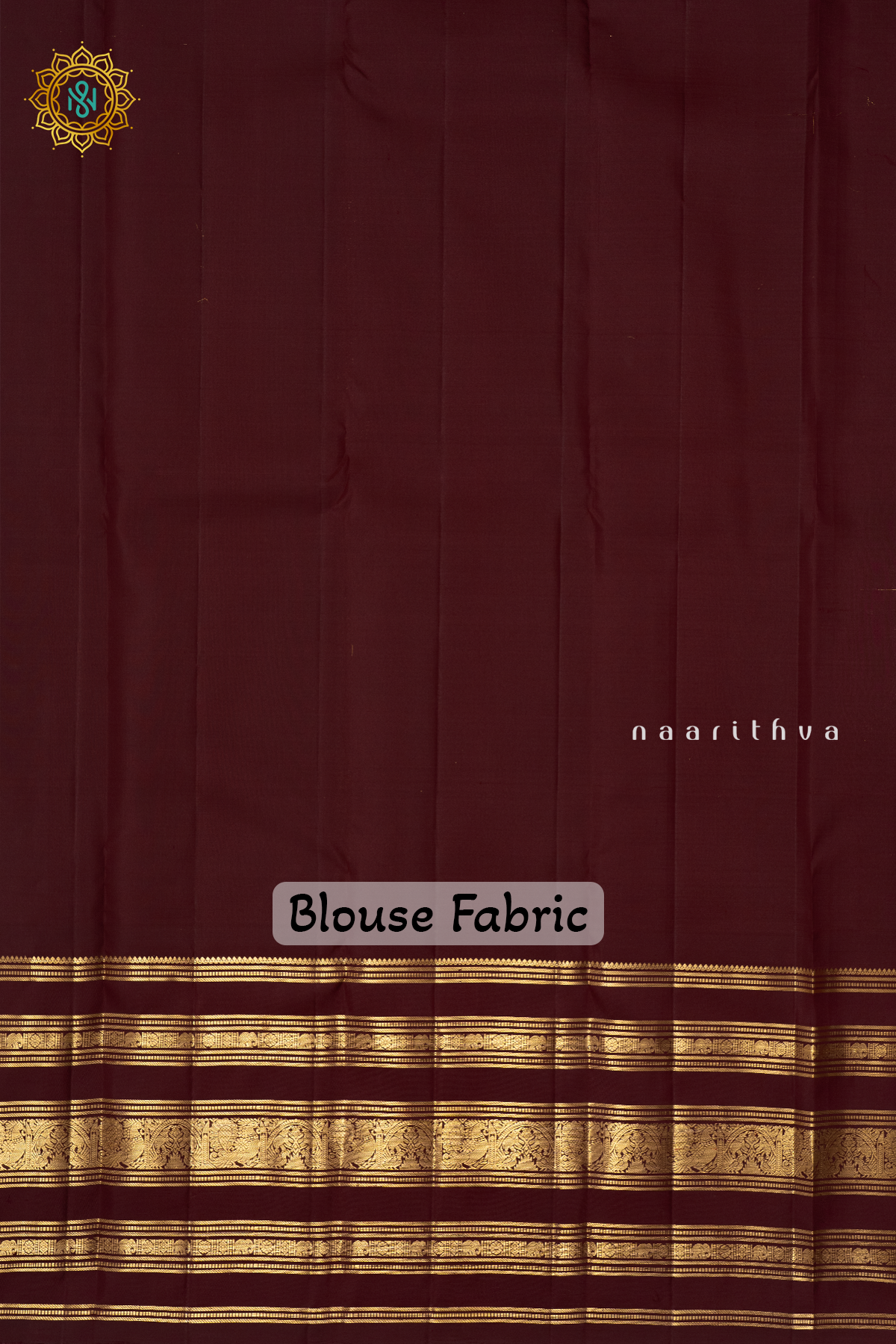 RUST ORANGE WITH BROWN - PURE KANJIVARAM SILK