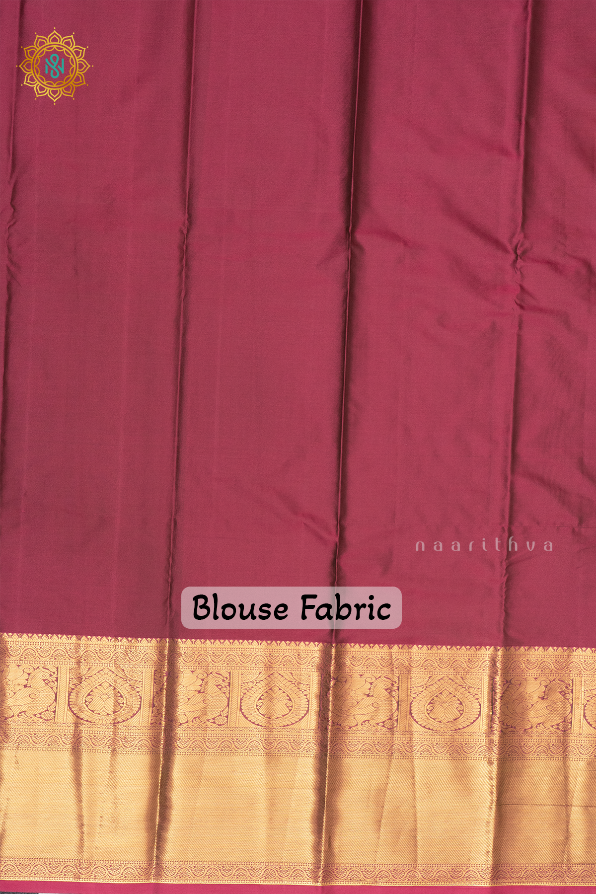 GREEN WITH MAROON - SEMI KANCHI