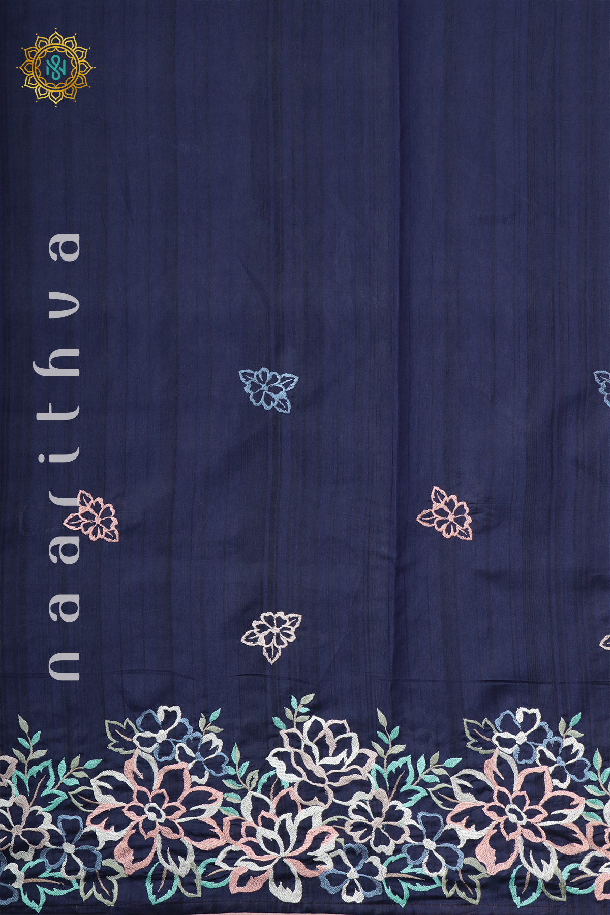 BLUE - SEMI TUSSAR SILK