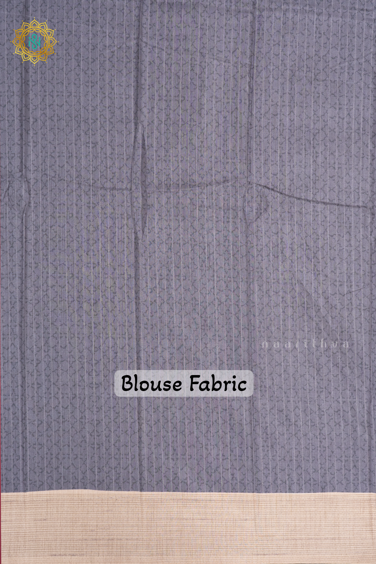 GREY WITH OFF WHITE - SEMI TUSSAR