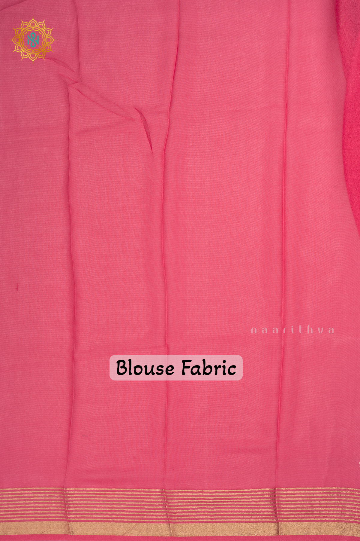 Pink Chiffon Georgette Saree Printed Body With Zari Border