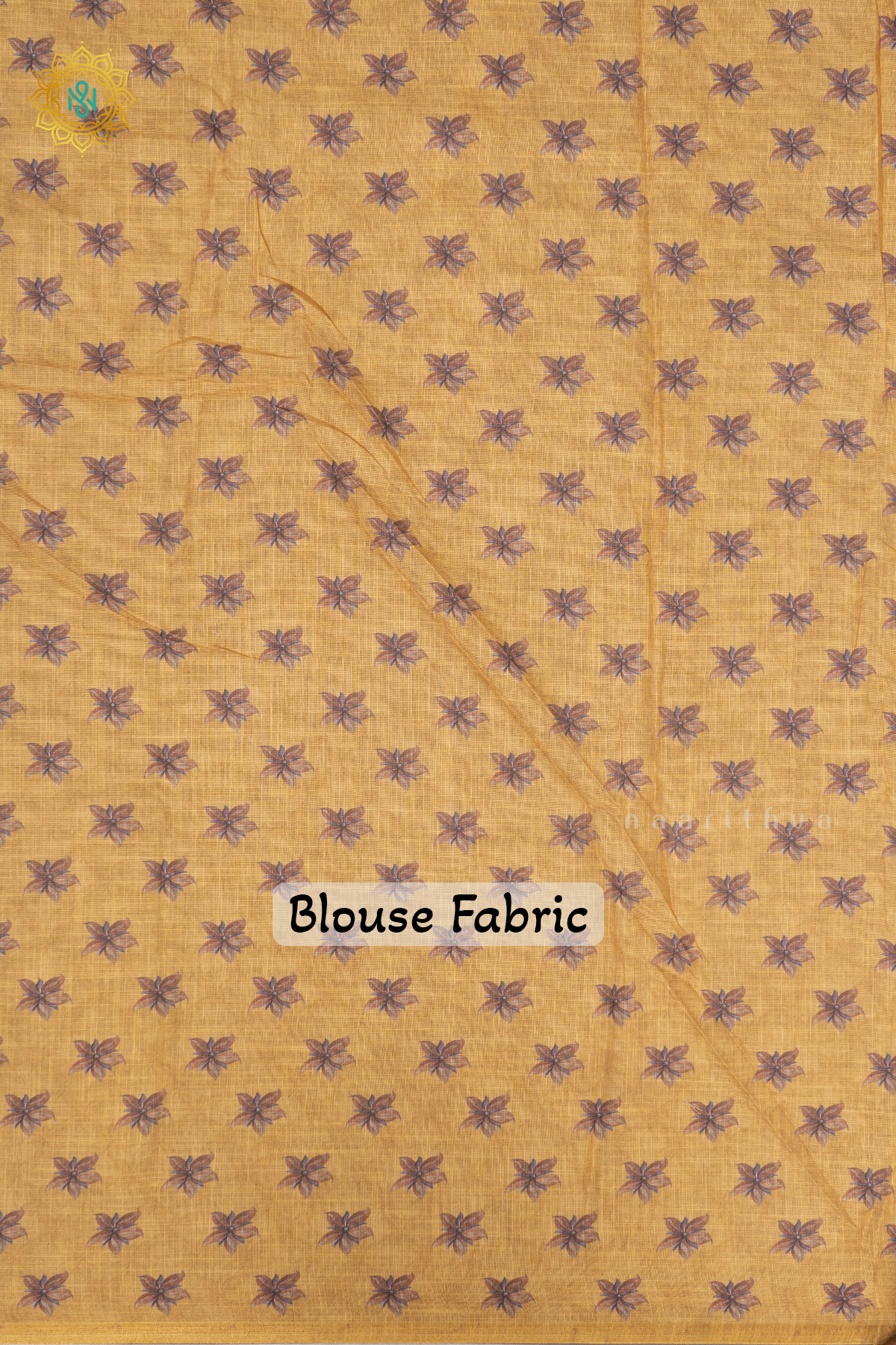 WHITE WITH YELLOW - LINEN BY COTTON