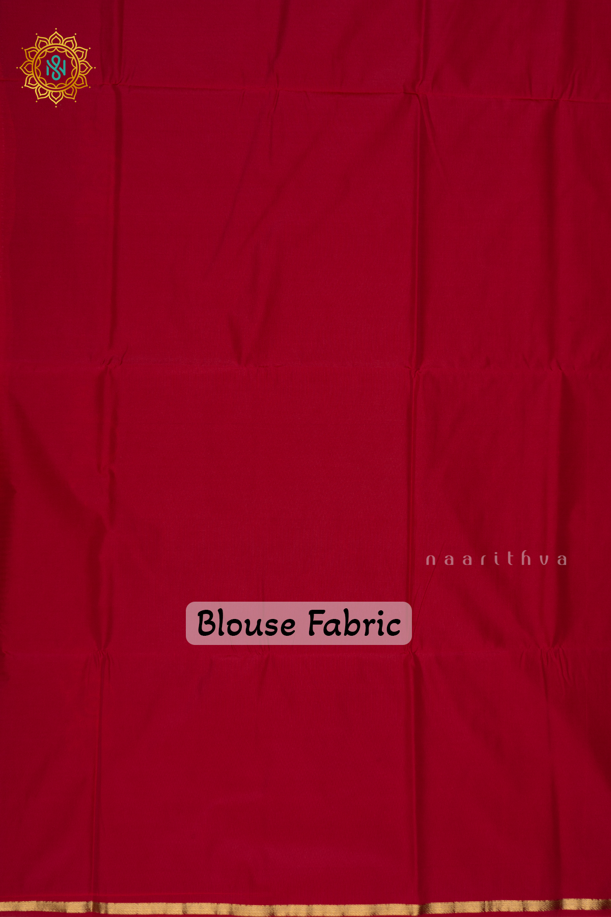 Navy Blue With Red Semi Soft Silk Saree With Zari Buttas All Over And Contrast Gap Border