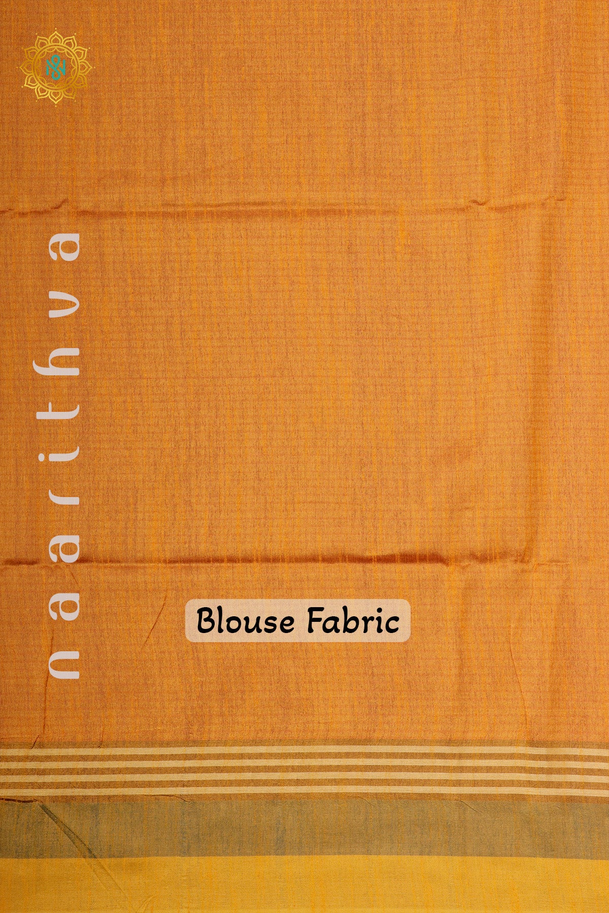 RED WITH YELLOW - SEMI RAW SILK