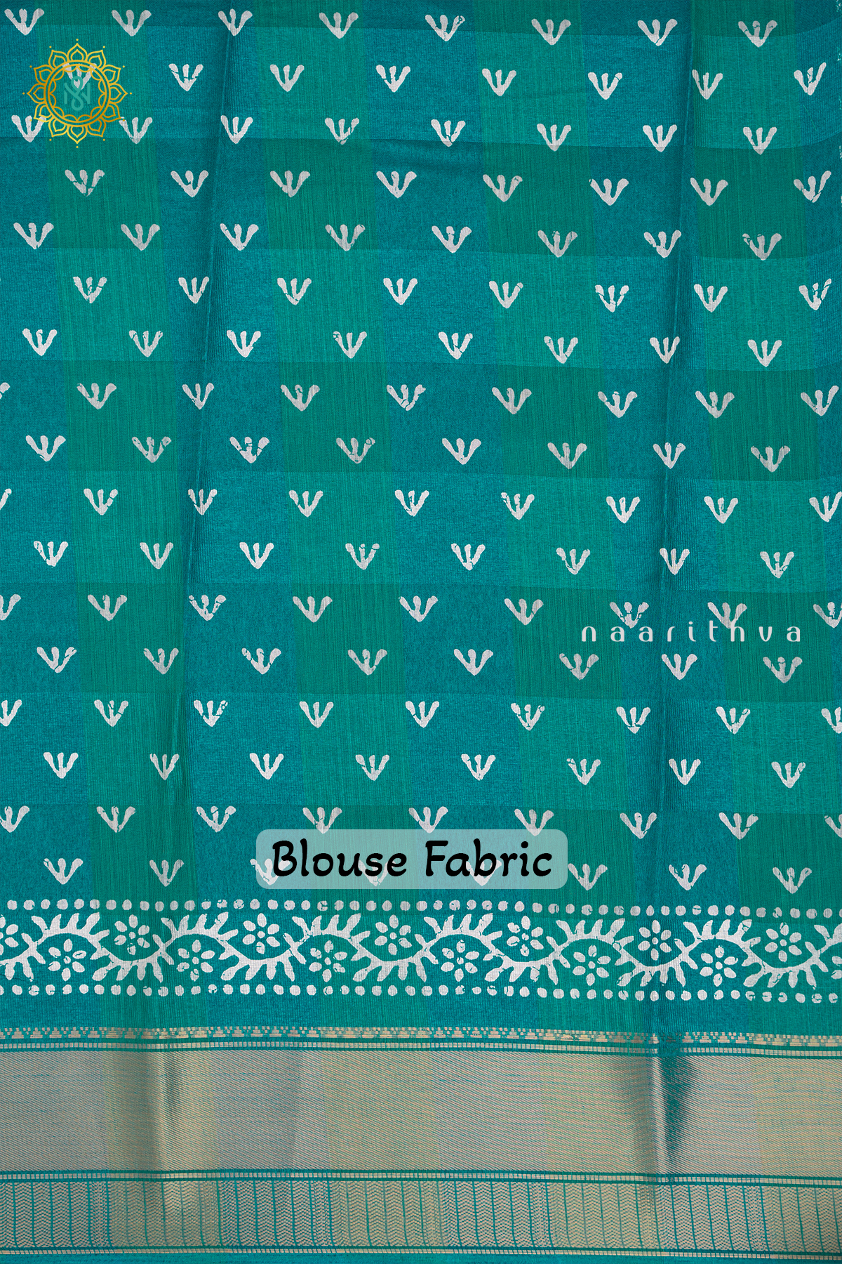 AQUA GREEN - JUTE COTTON
