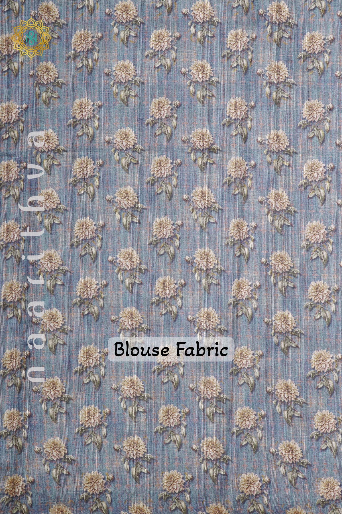 AQUA BLUE - JUTE COTTON