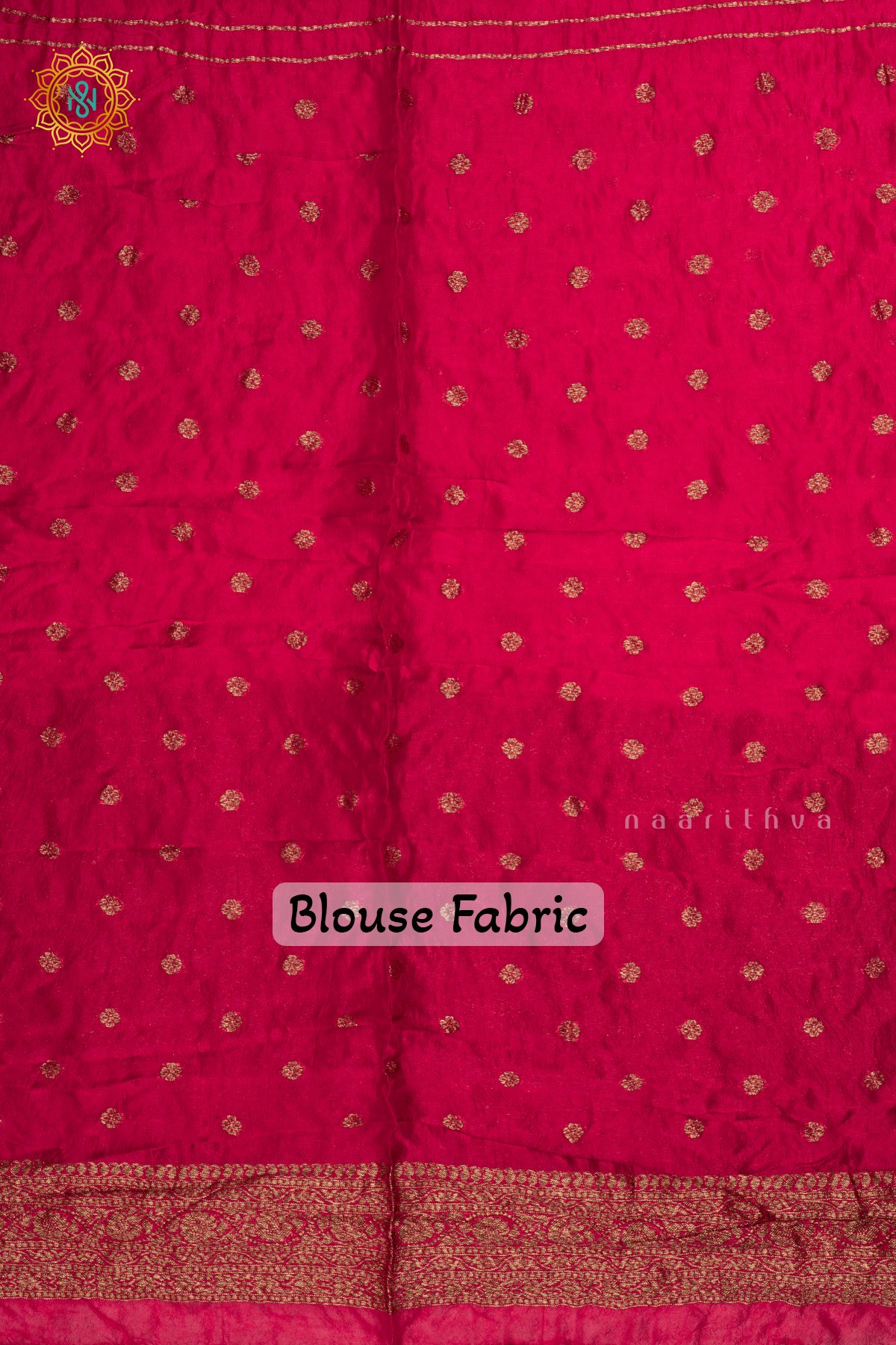 RANI PINK - SEMI TUSSAR WITH BANDHANI TIE & DYE SAREE