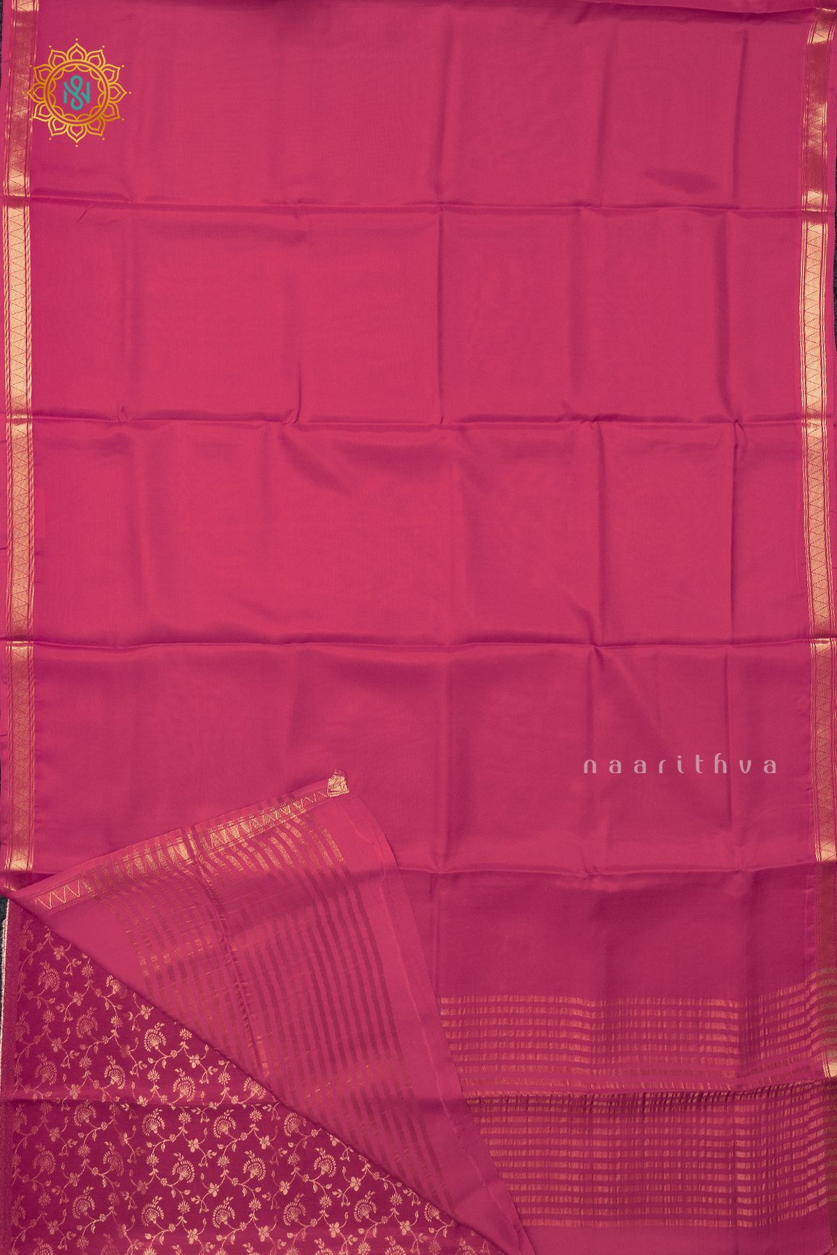PINK - SEMI MYSORE CREPE SILK