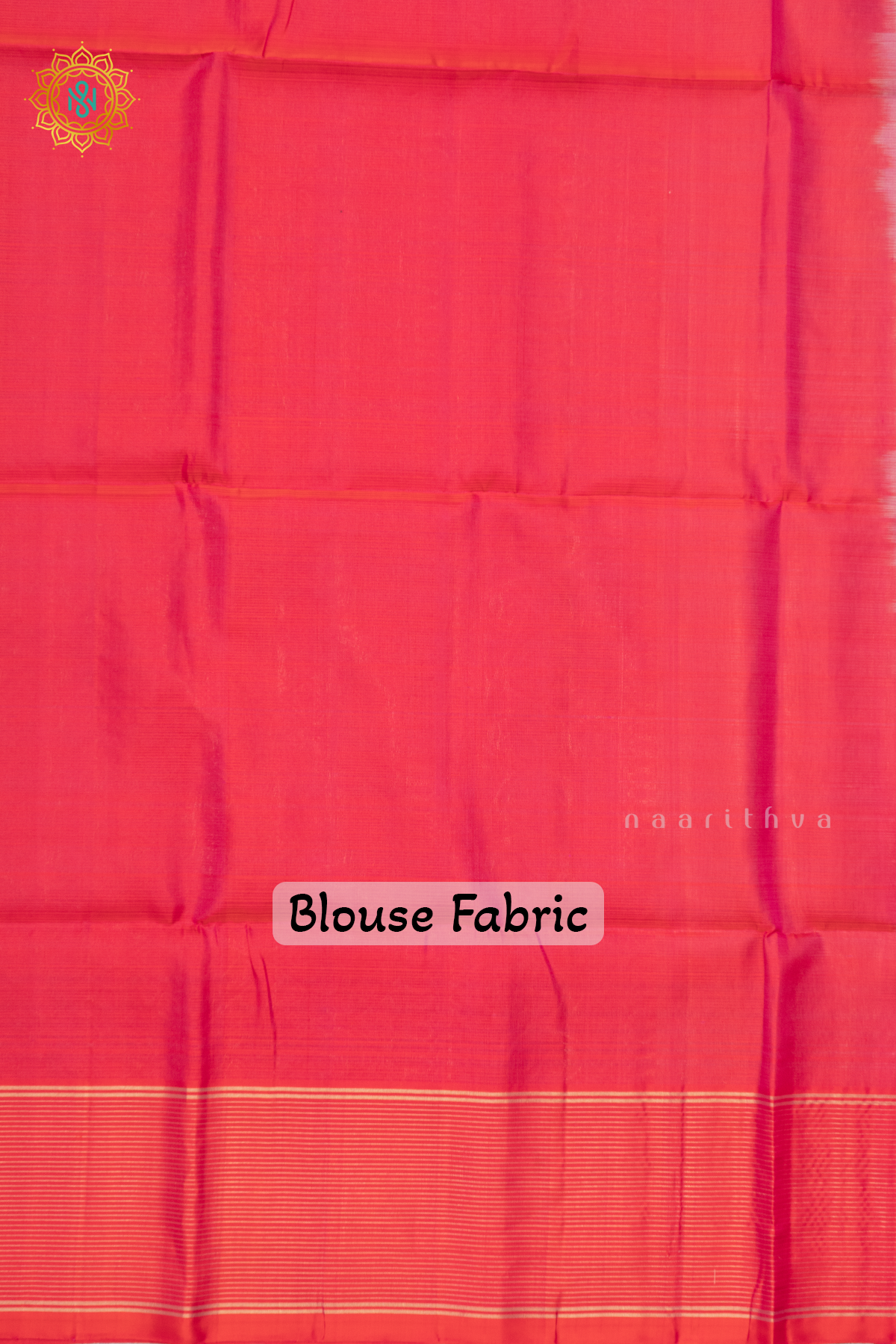 OFF WHITE WITH ORANGEISH PINK - PURE KANJIVARAM SOFT SILK