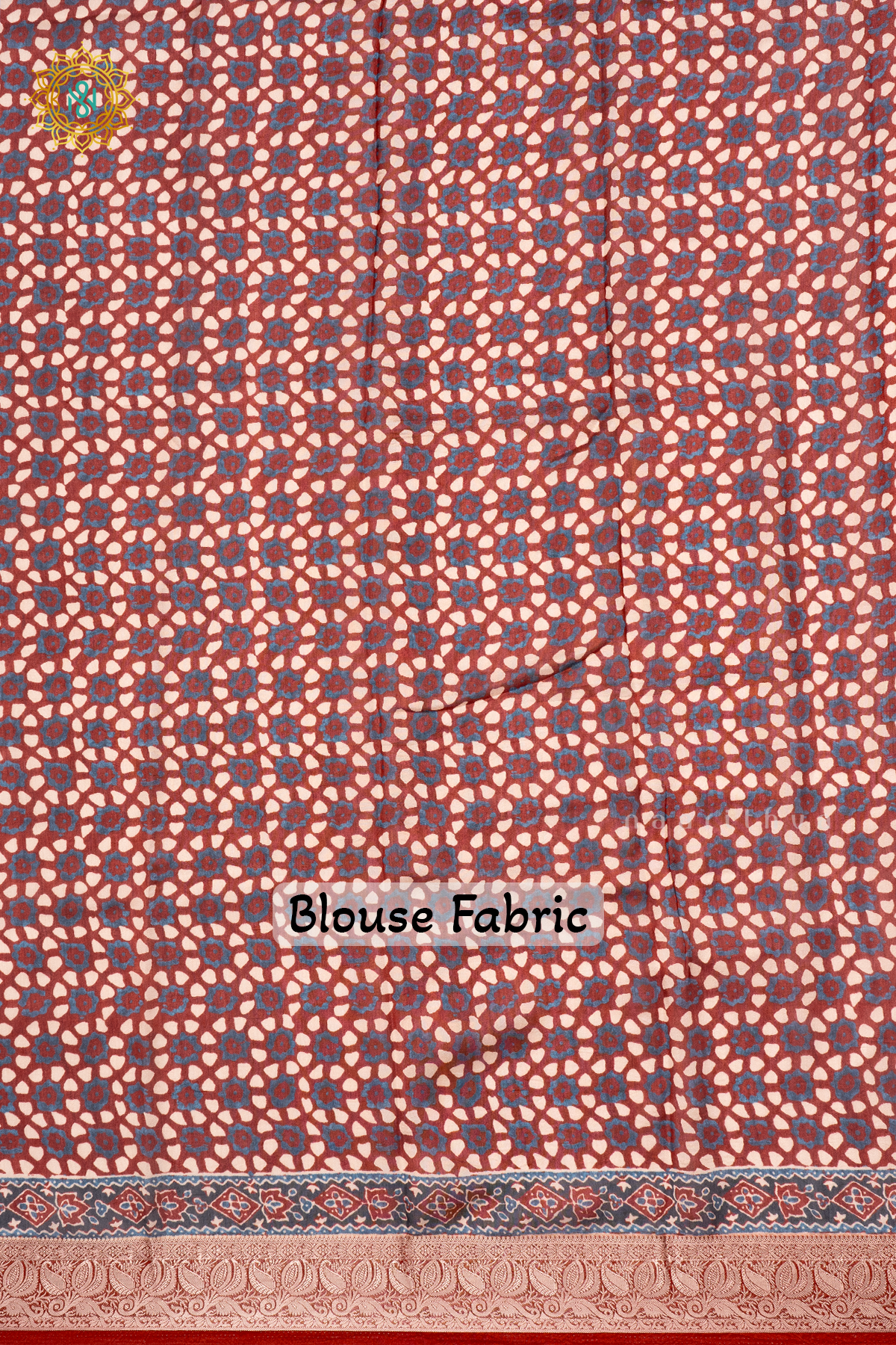 MAROON - SEMI ORGANZA CREPE