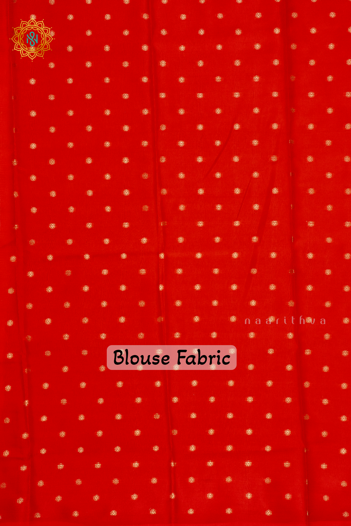 RED - SEMI MYSORE CREPE SILK