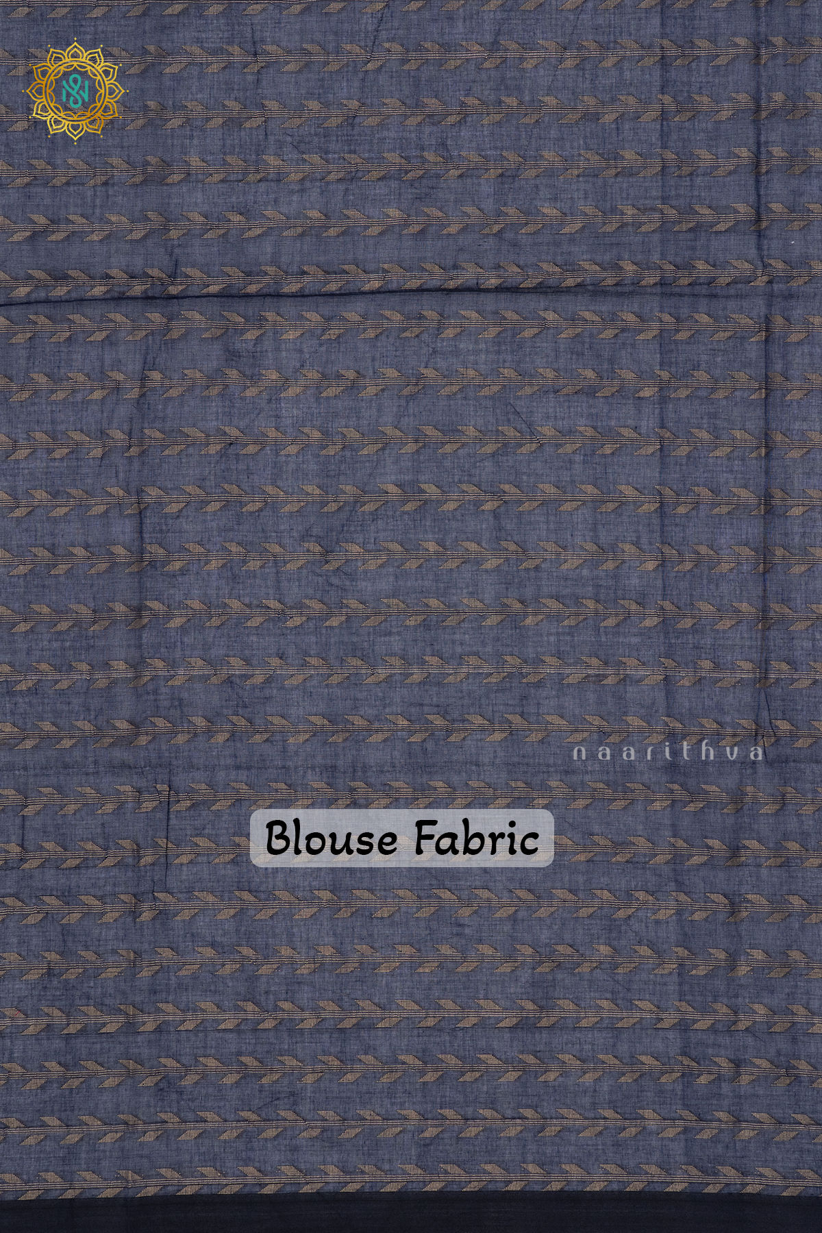 MUSTARD WITH NAVY BLUE - MUL COTTON